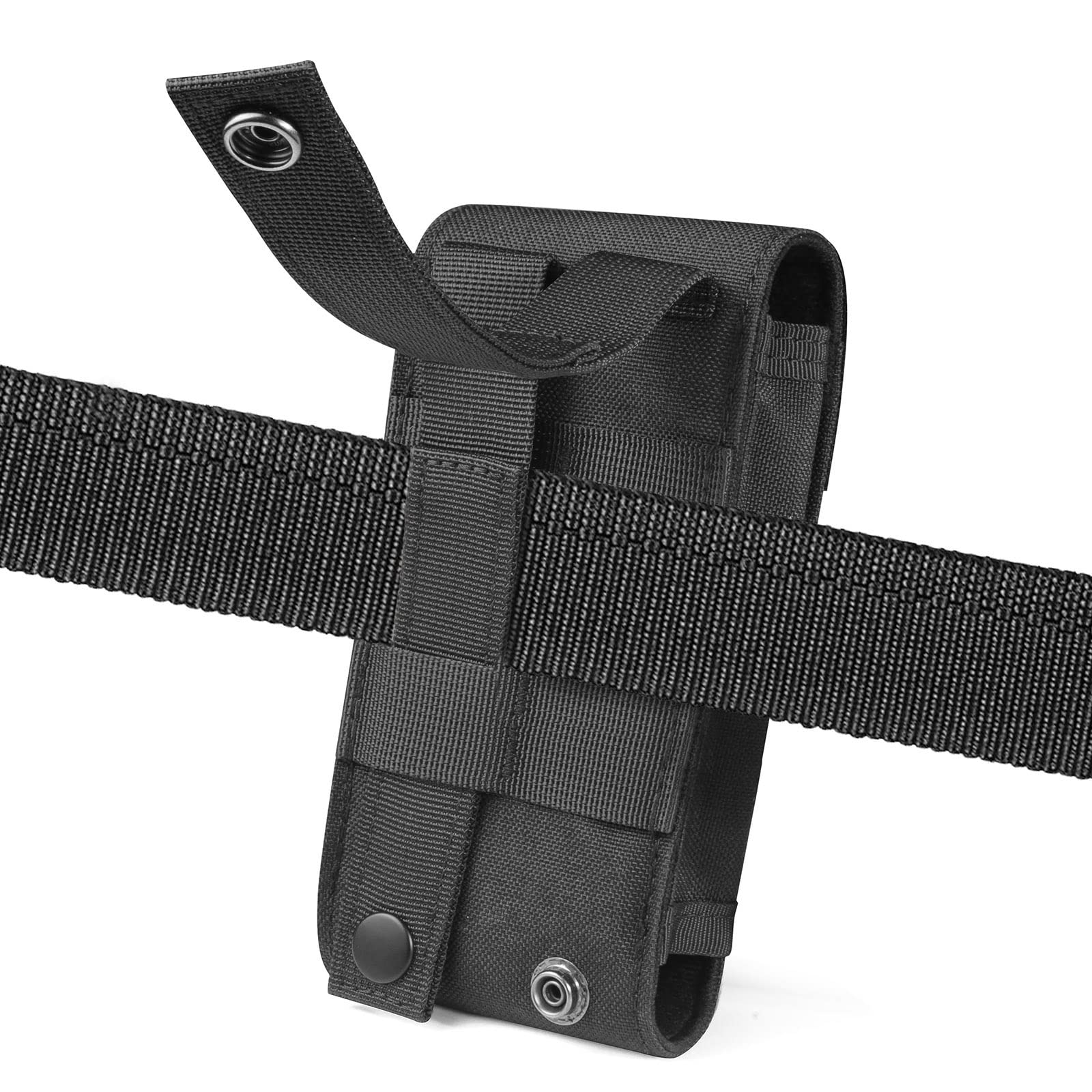 Urvoix Molle Phone Pouch For Belt, Tacitcal Cell Phone Holster Bag Cover Case For Iphone 16 Pro Max/15 Plus, With Patches