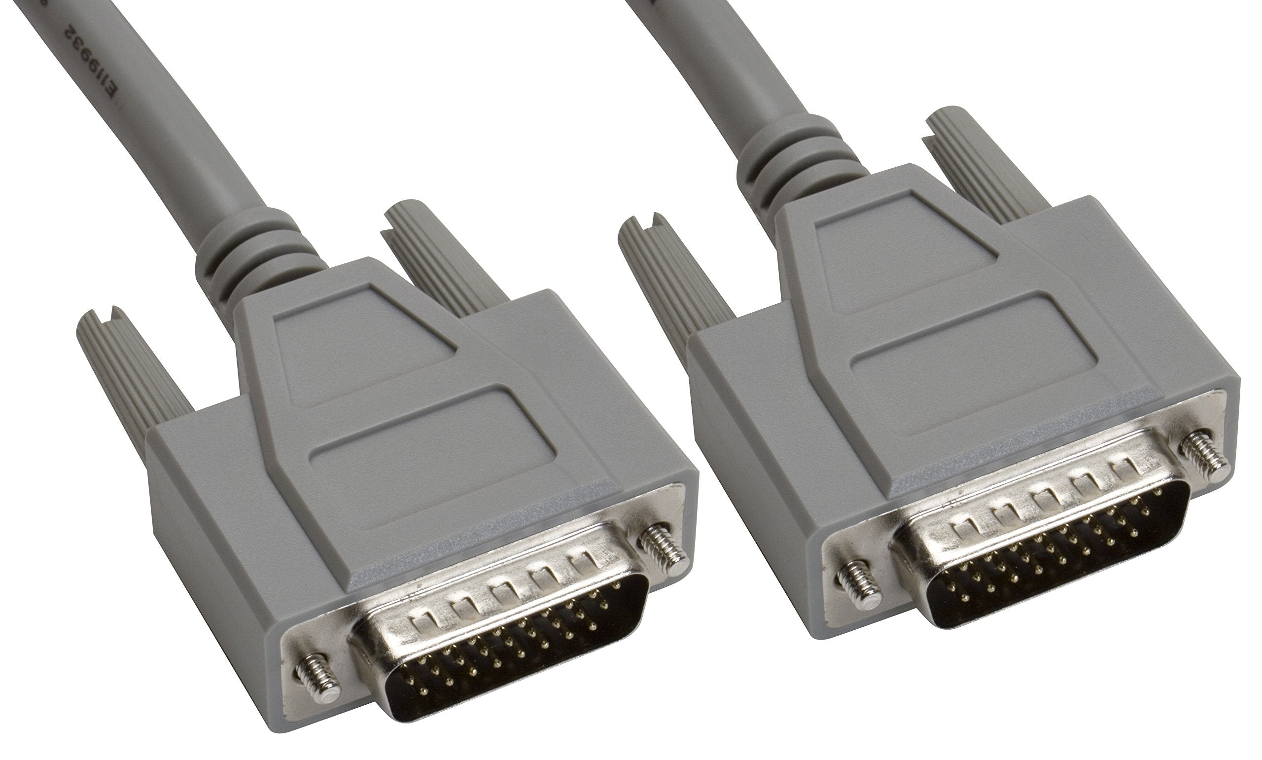 Amphenol Cs Dsdhd26Mm0 002.5 26 Pin Hd26 Deluxe D Sub Cable, Shielded, Male/Male, 2.5', Gray