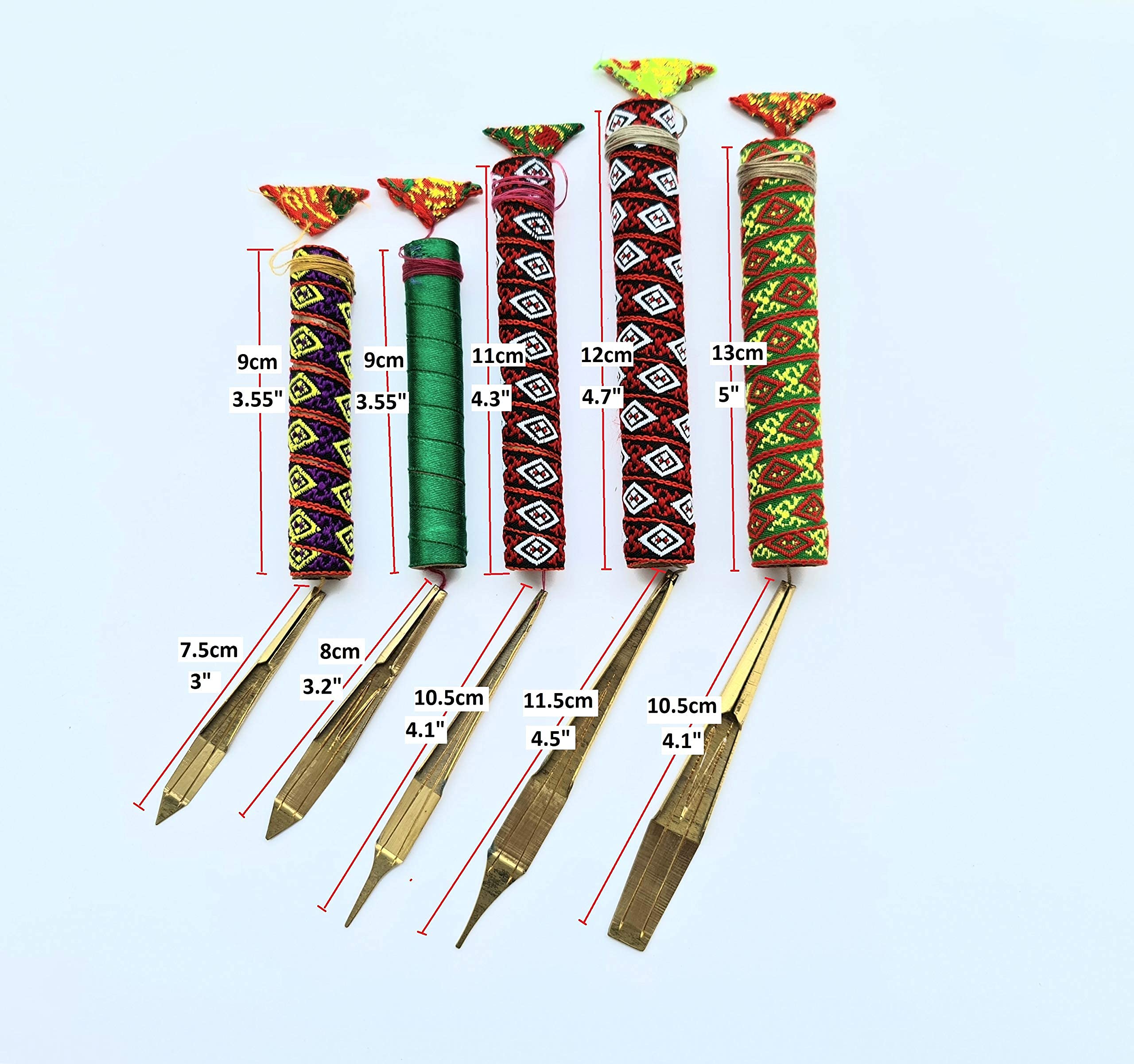 Full Set Of 5 Pieces Jaw Harp Jew'S Harp Mouth Harp Lips Twanger Dan Moi Hmong Vietnamese Viet Nam Handmade Large Range Danmoi 5