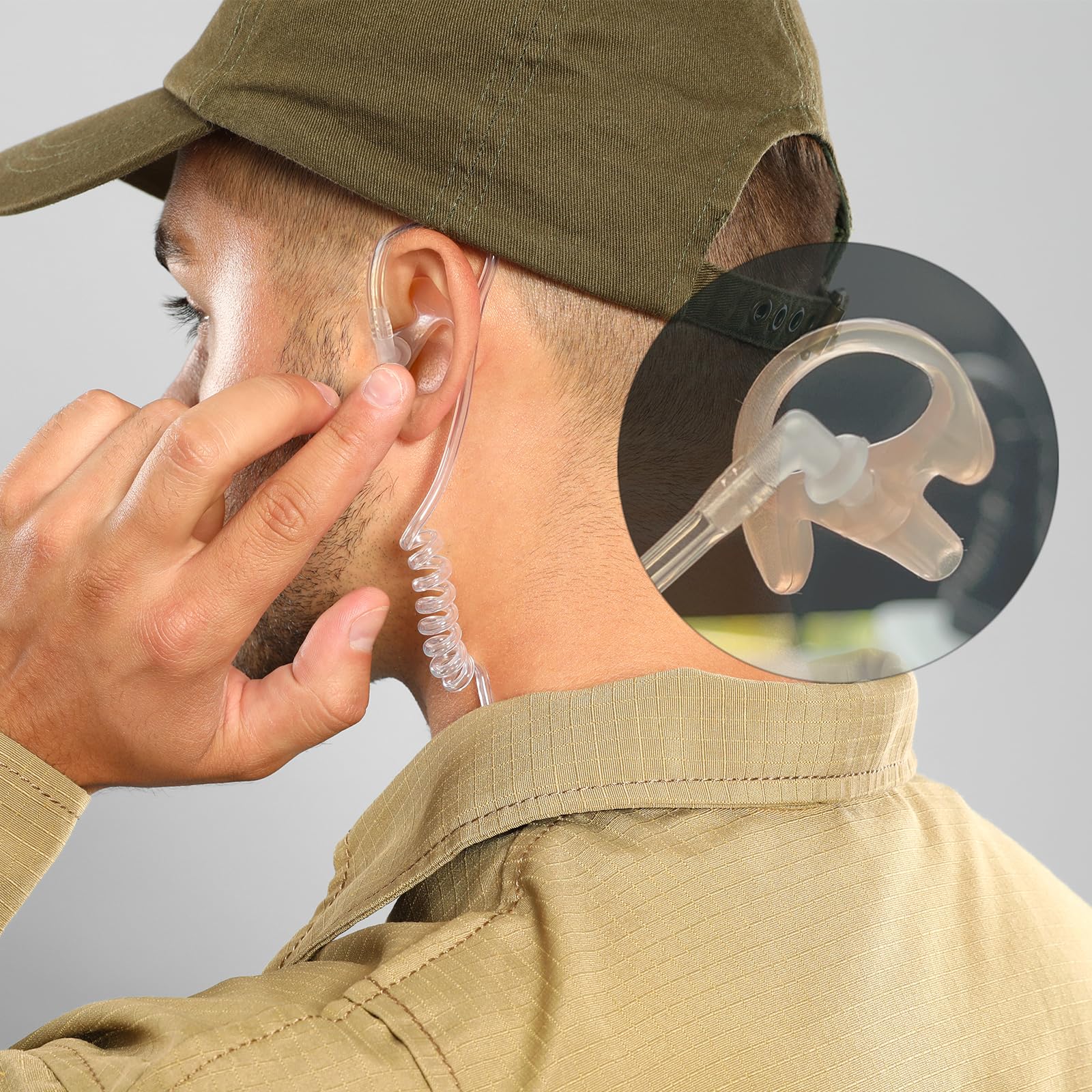 Walkie Talkie Earpiece With Mic,Compatible With Motorola Cp200D Cp100D Cp185 Rdm2070D Cls1110 Cls1410 Earpiece,Motorola Radio Ea