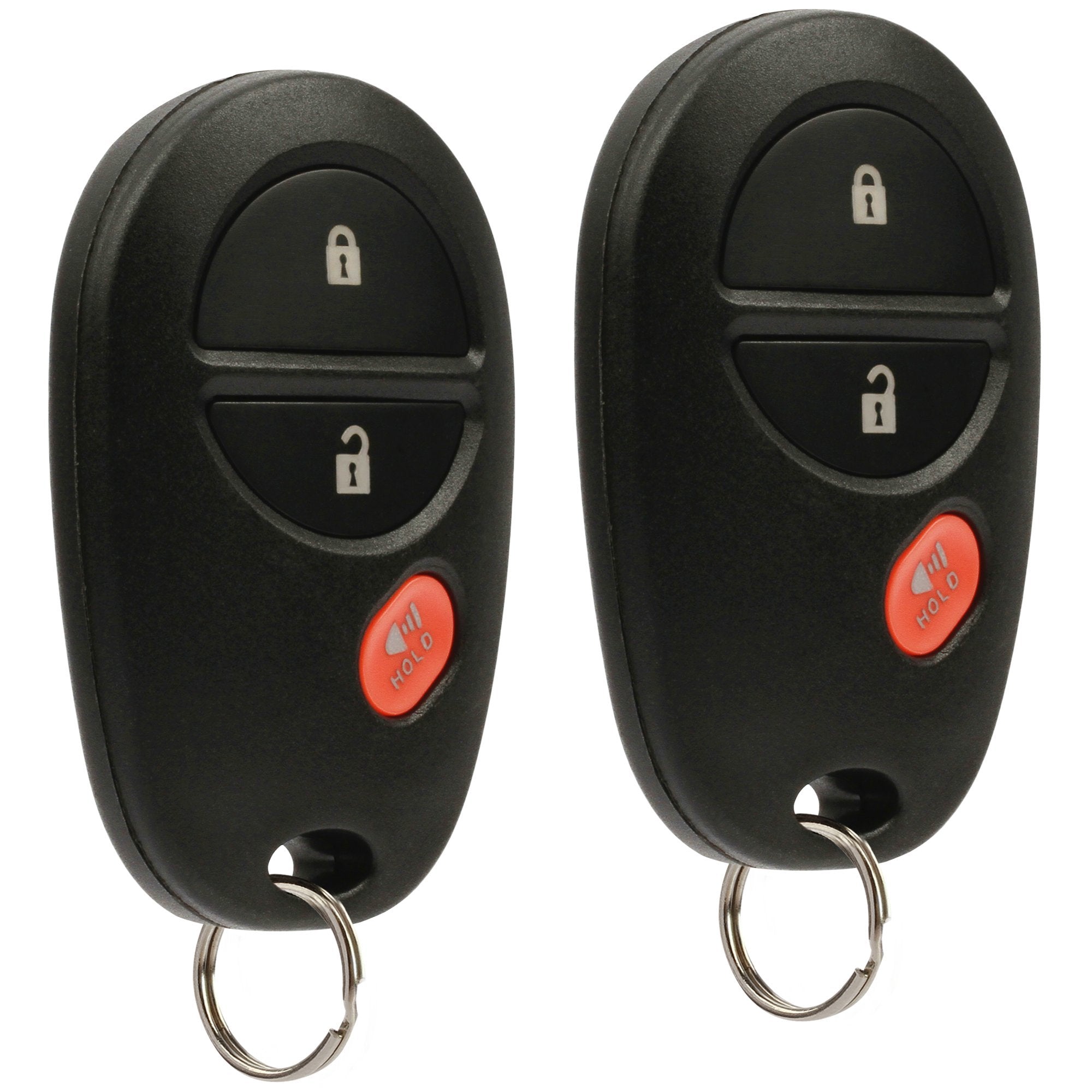 Key Fob Keyless Entry Remote Fits Toyota Tacoma Tundra Sienna Sequoia Highlander (Gq43Vt20T), Set Of 2