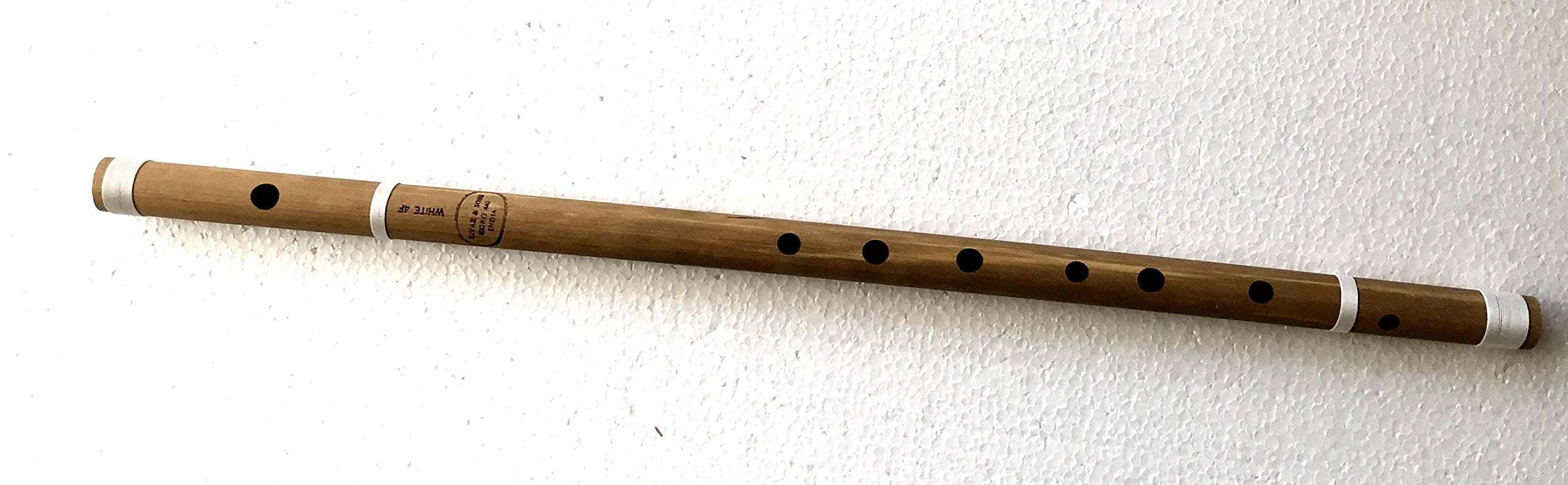 Handmade Professional G Bass Scale Flute Korg Tuning 440 Hz 26 Inches Bansuri