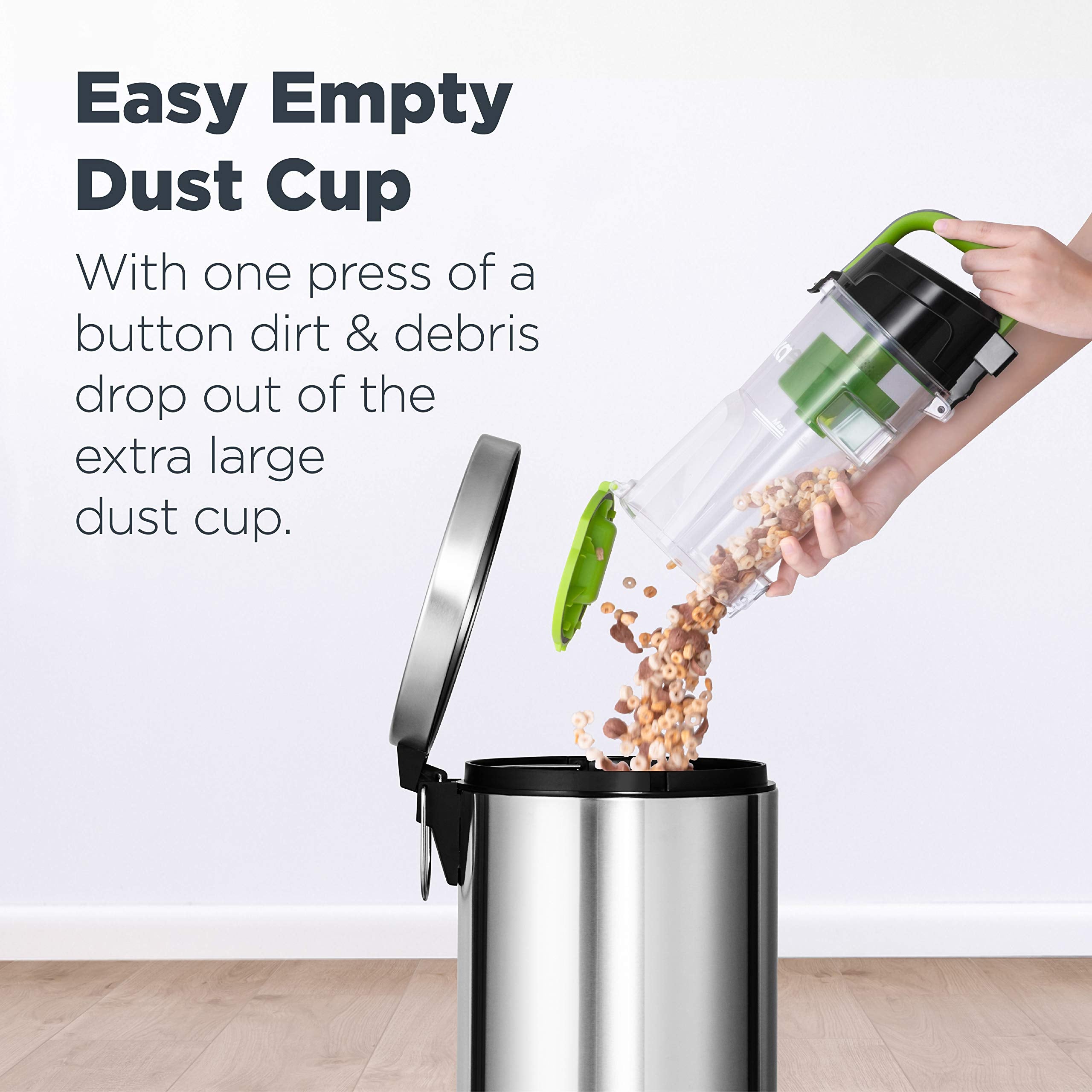 Eureka Airspeed Ultra-Lightweight Bagless Vacuum Cleaner with Replacement Filter, Green, Model NEU10AE4