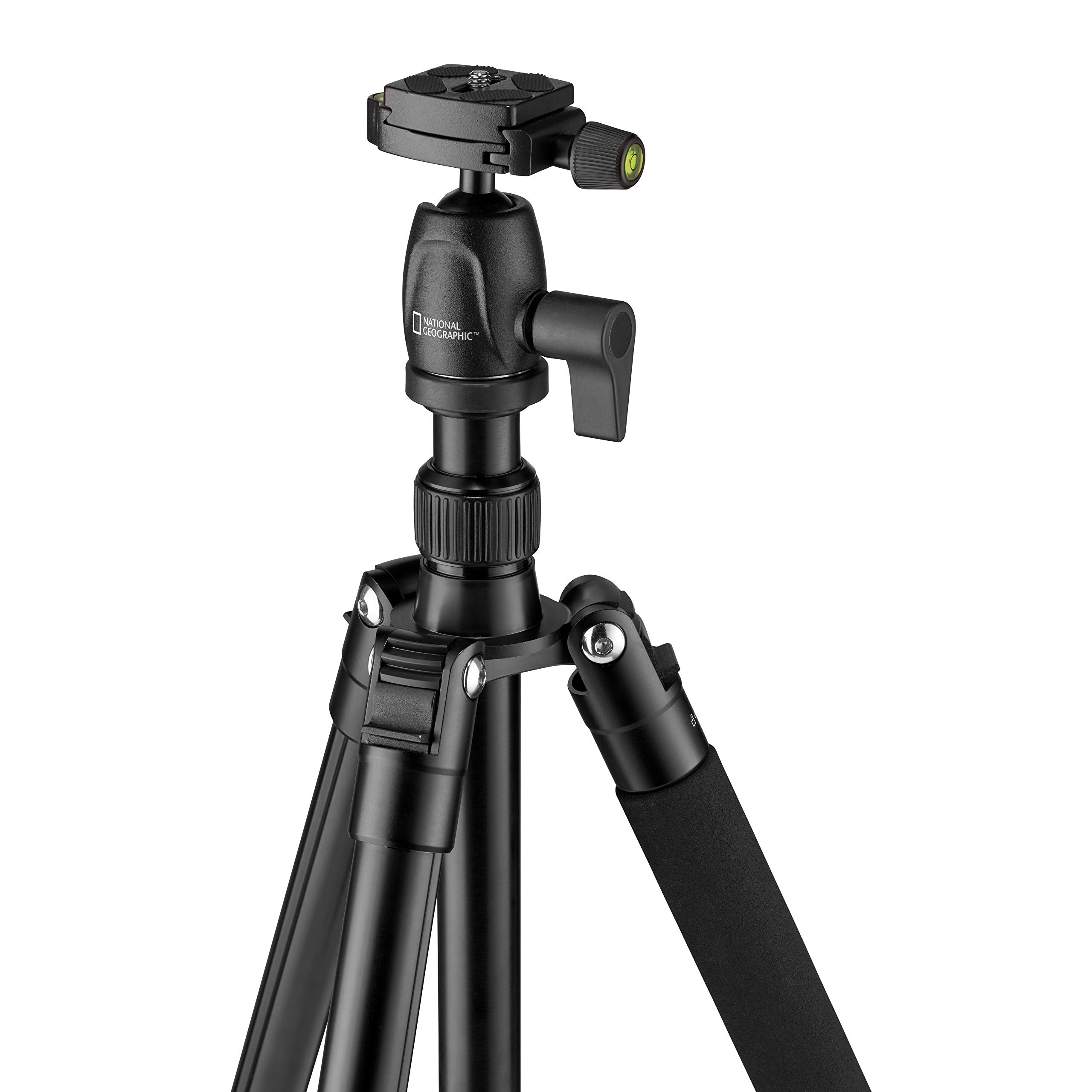National Geographic Travel Photo Tripod Kit With Monopod, Aluminium, 4 Section Legs, Lever Locks, Load Up 6Kg, Carrying Bag, Ball Head, Quick Release, Ngtr001L