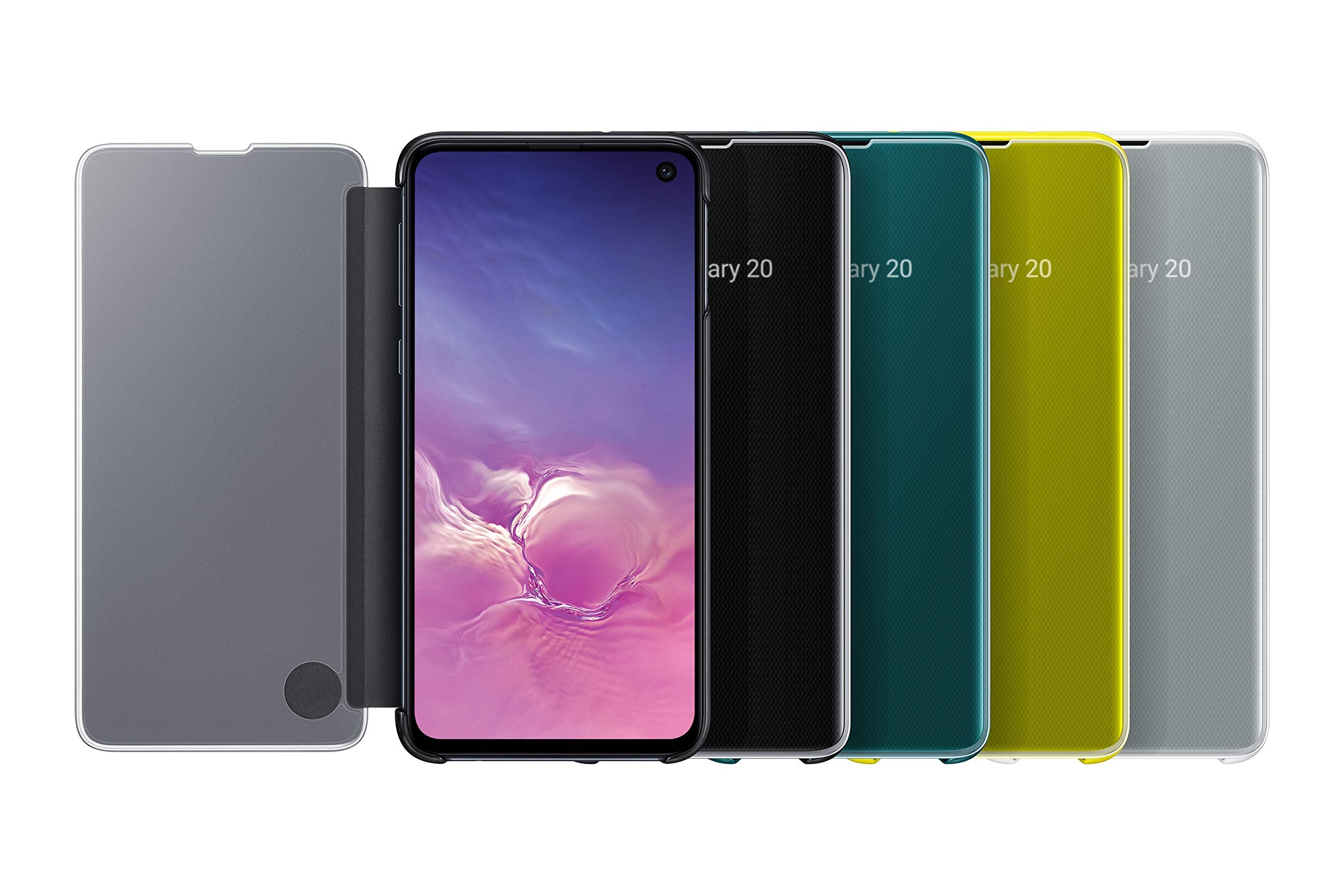 Samsung Galaxy S10e S-View Flip Case - Black, Slim Design, Durable Protection for Samsung Galaxy S10 E