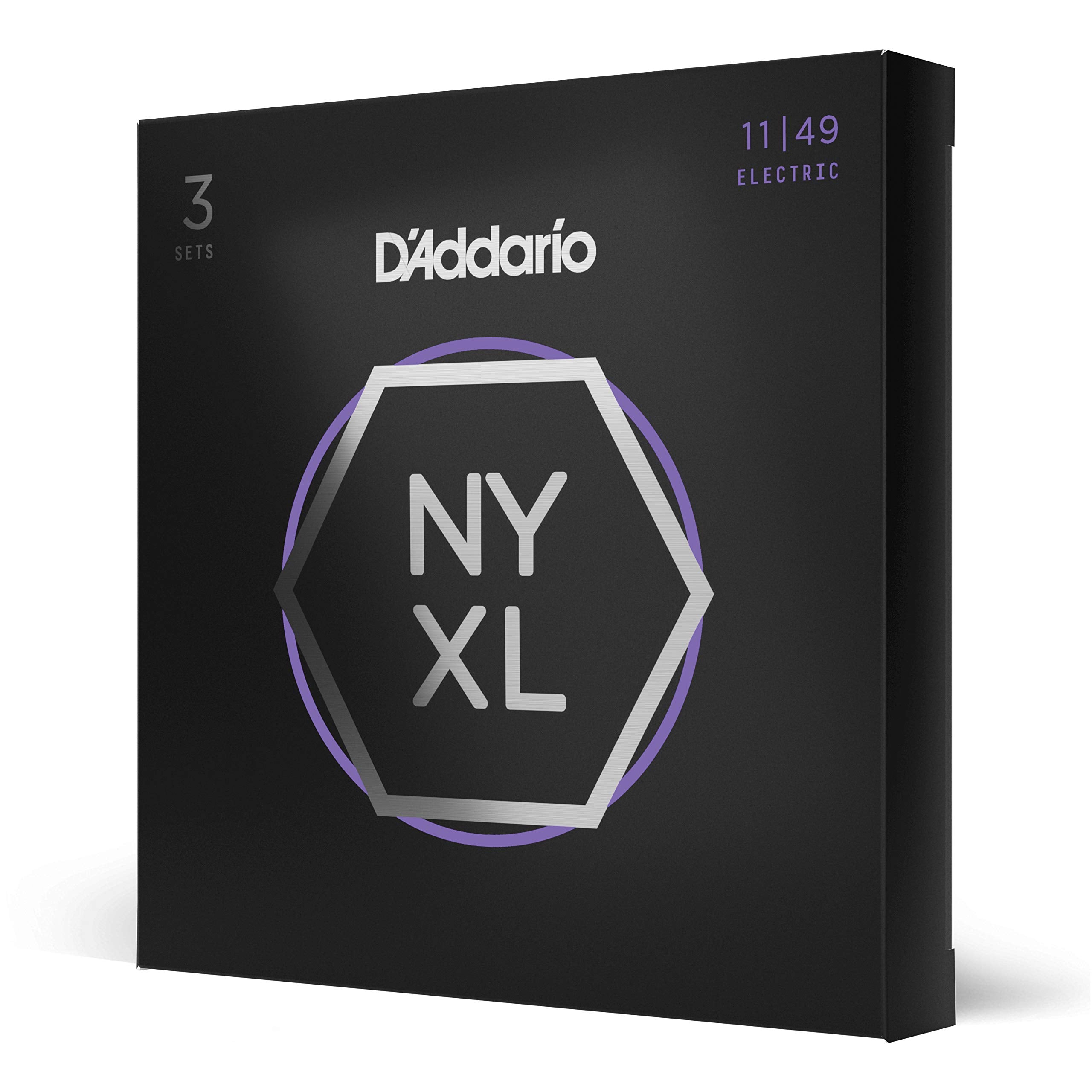 D'Addario Guitar Strings   Nyxl Electric Guitar Strings   Nyxl1149 3P   Unrivaled Strength, Tuning Stability, Enhanced Mid Range