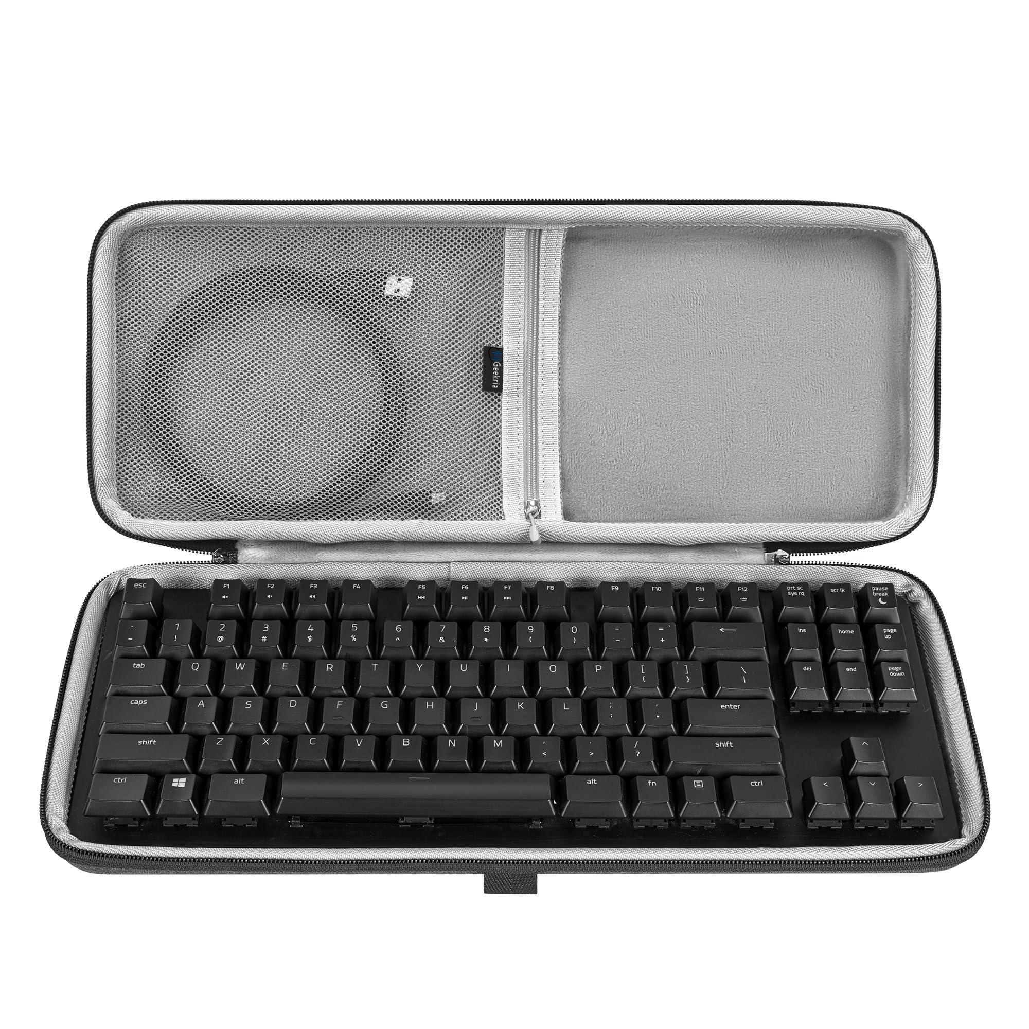 GEEKRIA TKL Keyboard Case, Compatible with Razer BlackWidow Lite TKL, Keychron K8 / K8 Pro, SteelSeries New Apex 9TKL / Apex Pro