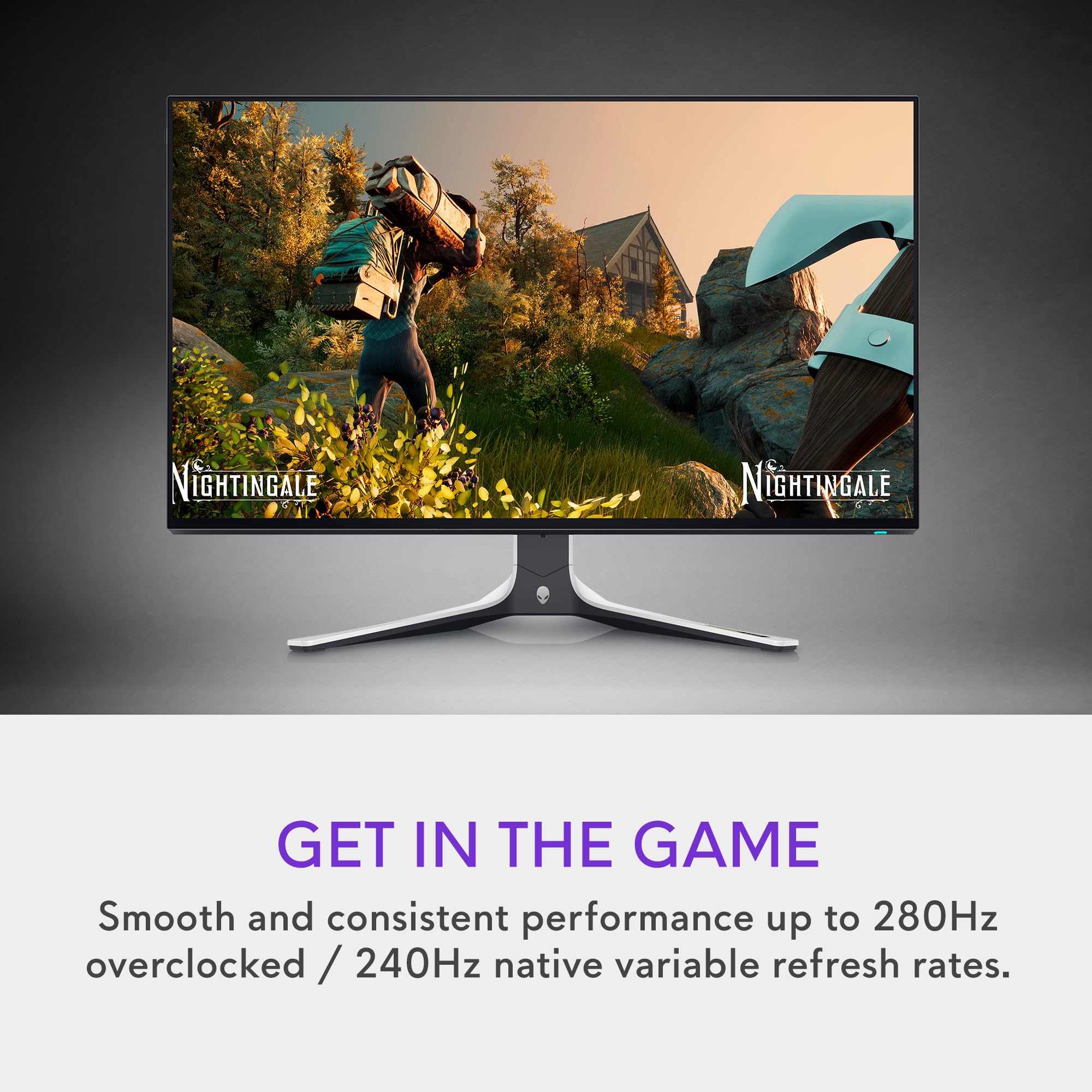 Alienware Aw2723Df Gaming Monitor   27 Inch (2560 X 1440) 240Hz Display (Dp 1.4), 1Ms Response Time, Nvidia G Sync, Preset Osd M