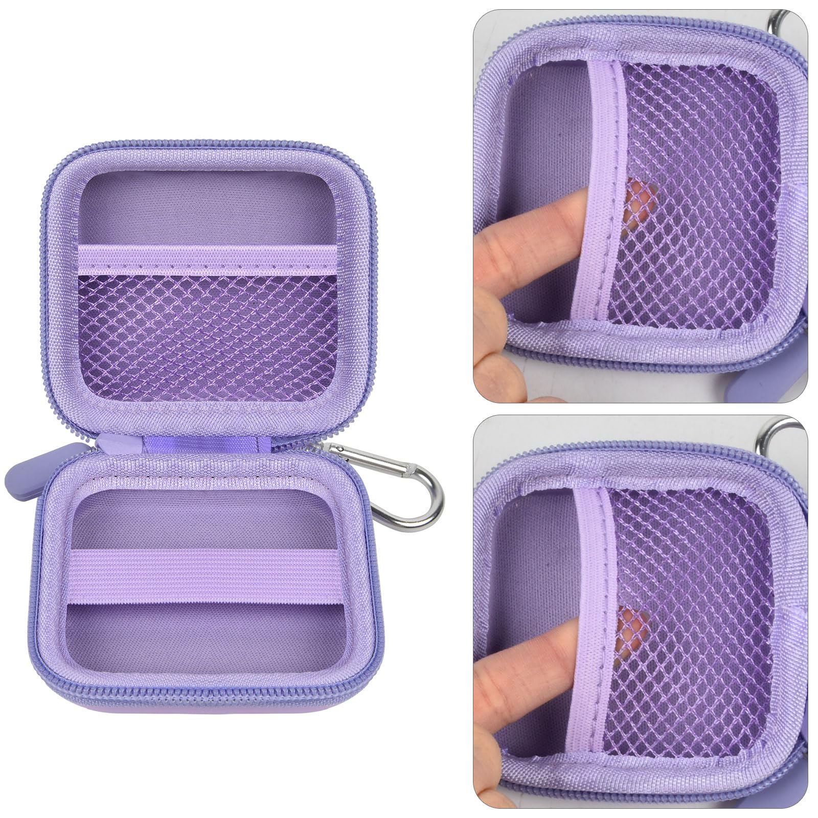 Chip Card Reader Scanner Case, Hard Carrying Bag Holder Fits Square A Sku 0485 Contactless And Chip Reader With Usb Charge Cable