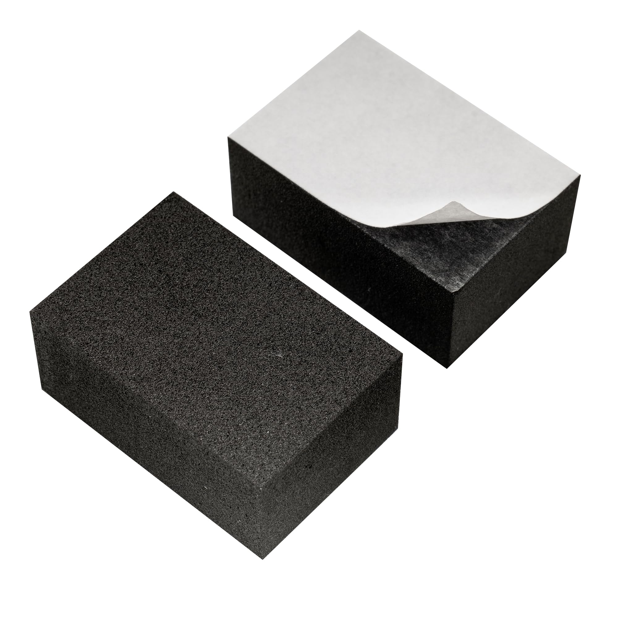 Musiclily Pro 40X27X17Mm Self Adhesive Eva Foam Pickup Height Adjustment Anti Vibration Foam For P Bass Pickup, Black (Set Of 10