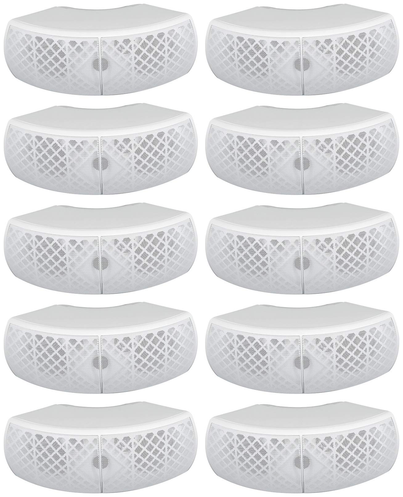 Rockville (10) Wet-D4 White Indoor/Outdoor Commercial/Restaurant/Bar 70V Speakers