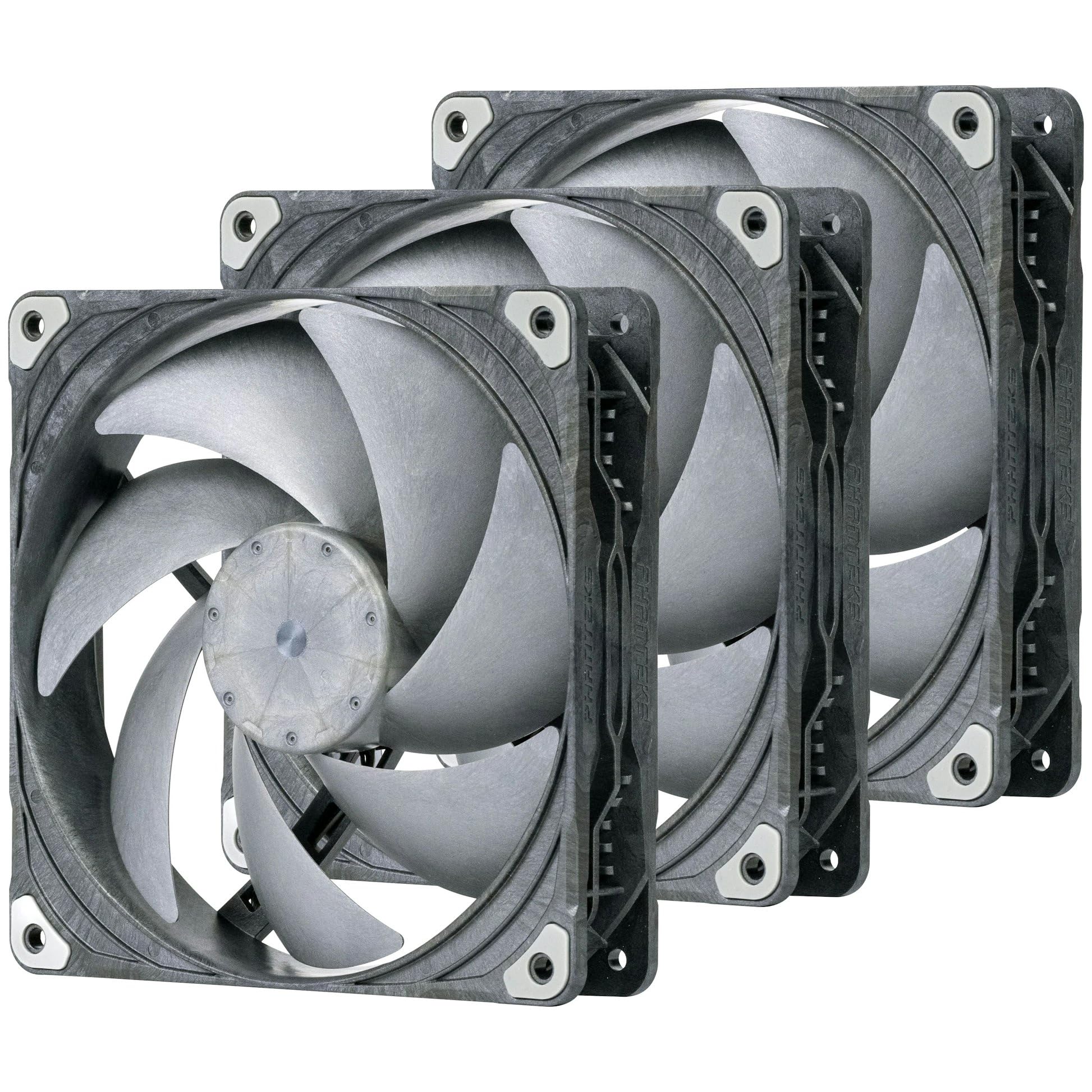 Phanteks T30-140, 140mm Premium High-Performance PWM Fan, Industrial Grade LCP Frame & Blades, 3-Mode Speed Switch, Unmatched Ai