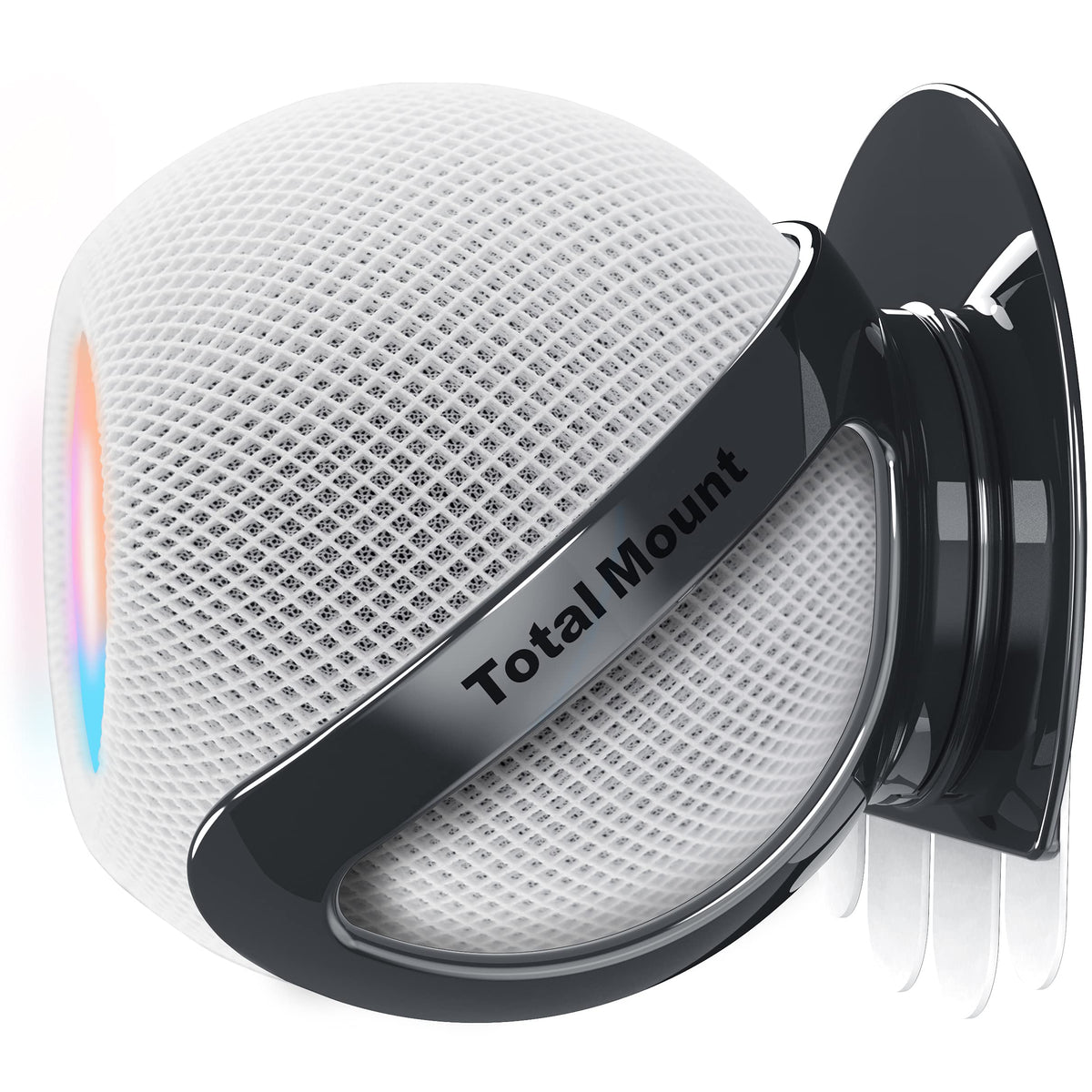 Totalmount Compatible With Homepod Mini   Hole Free Design Eliminates The Need To Drill Holes In Your Wall (Premium Black   Hole