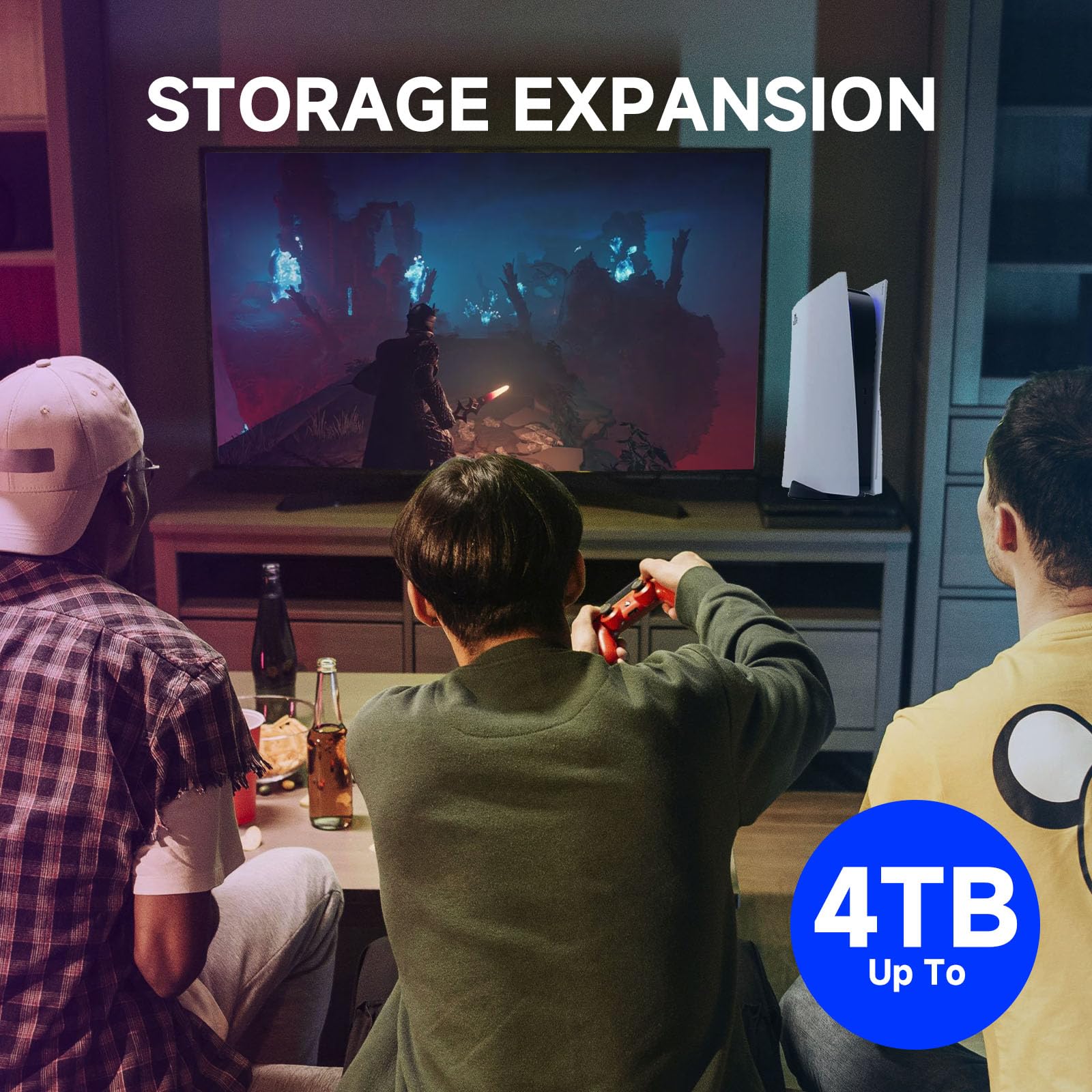 Fanxiang 4Tb W/Heatsink M.2 Ssd Nvme Ssd Pcie Gen 4 Gaming Ssd M.2 2280, Up To 7300Mb/S Compatible With Ps5, Internal Solid Stat