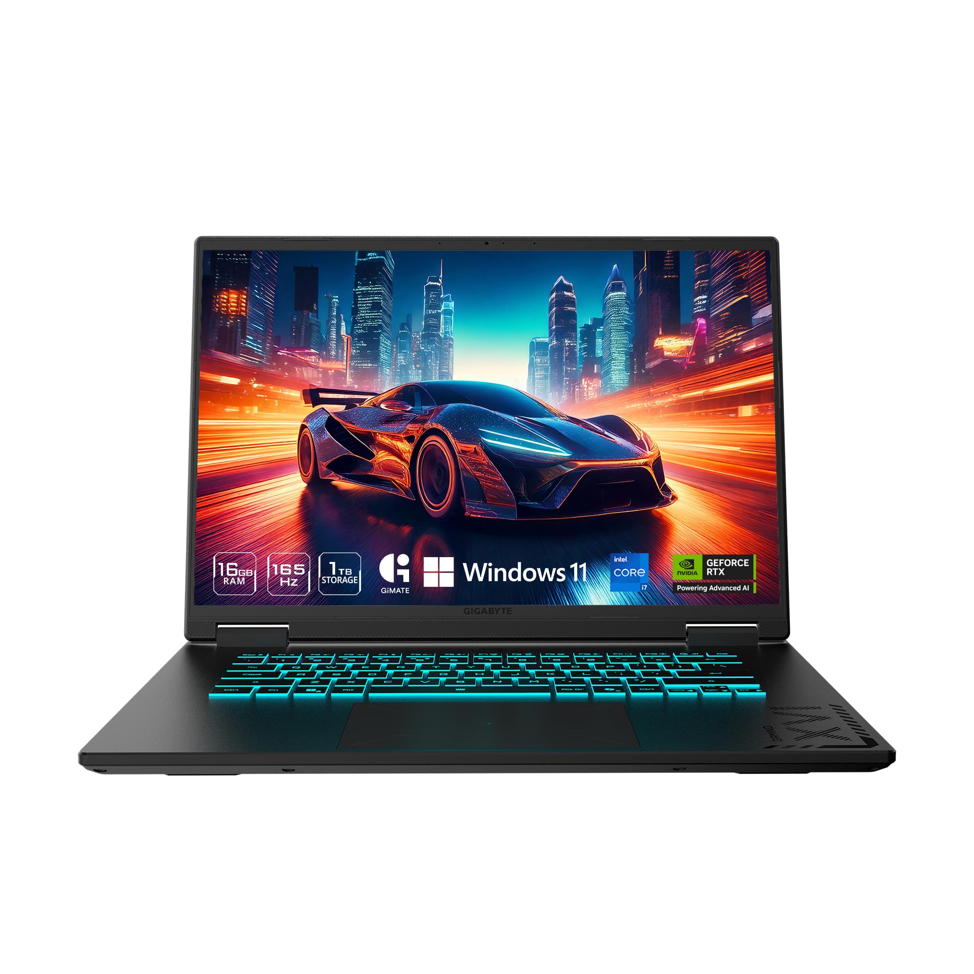 GIGABYTE - Gaming A16 Gaming Laptop - 165Hz 1920x1200 WUXGA - NVIDIA GeForce RTX 5060 - Intel i7-13620H - 1TB SSD with 16GB DDR5
