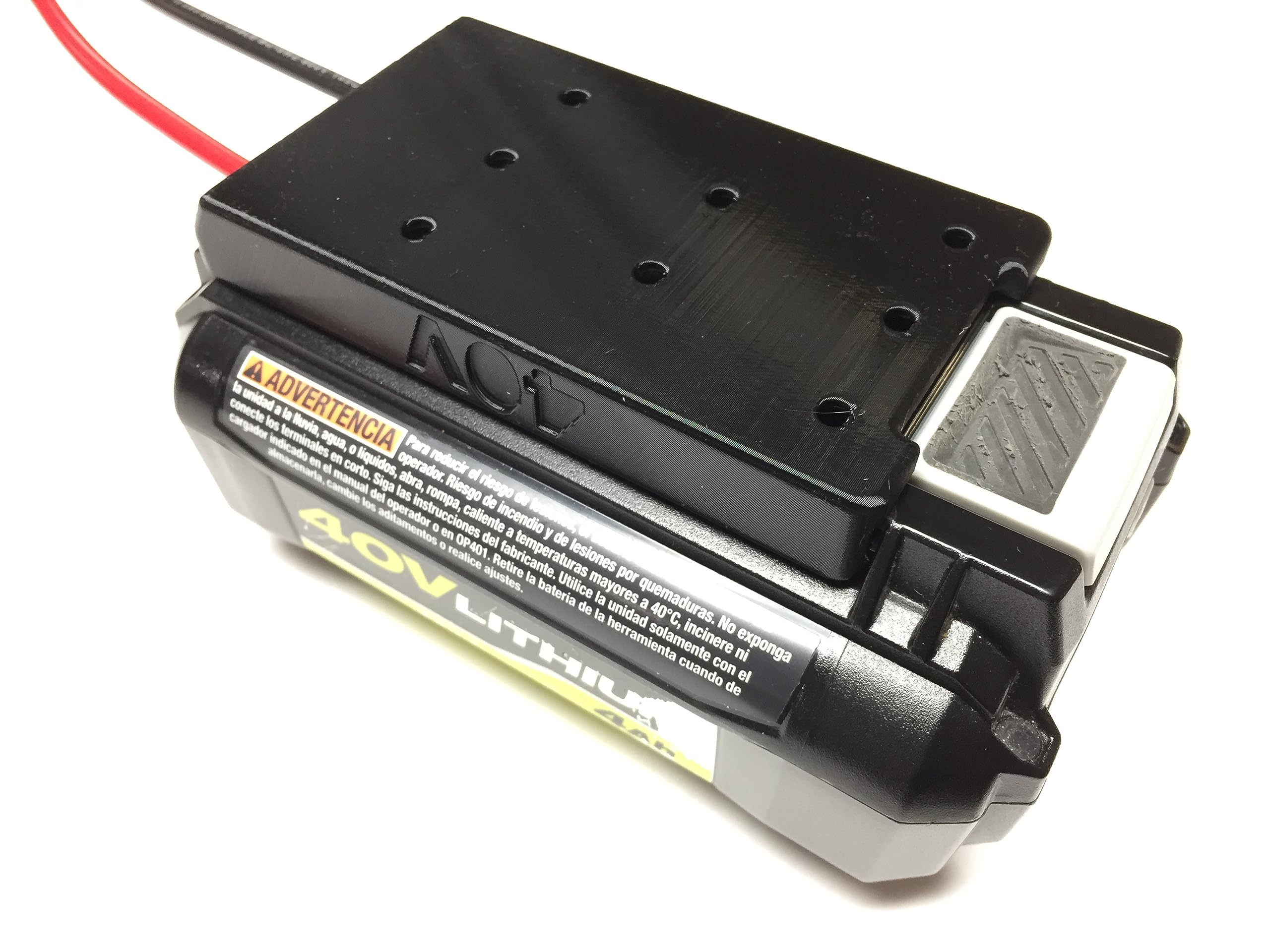 10Awg Adapter For 40V Ryobi Lithium Ion Battery Dock Power Connector Wire Robotics