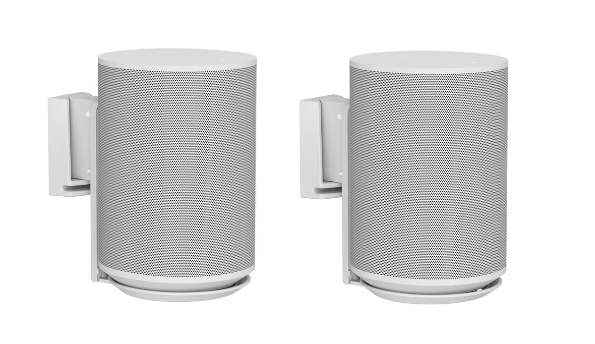 Ynvision.Design Adjustable Wall Mount Compatible With Sonos Era 100 Speaker   White 2 Pack