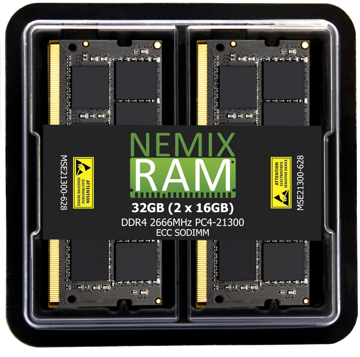 Nemix Ram 32Gb (2X16Gb) Ddr4 2666Mhz Pc4-21300 2Rx8 1.2V Cl19 260-Pin Ecc Unbuffered Sodimm Nas Memory Kit Compatible With Synology Diskstation Ds723+