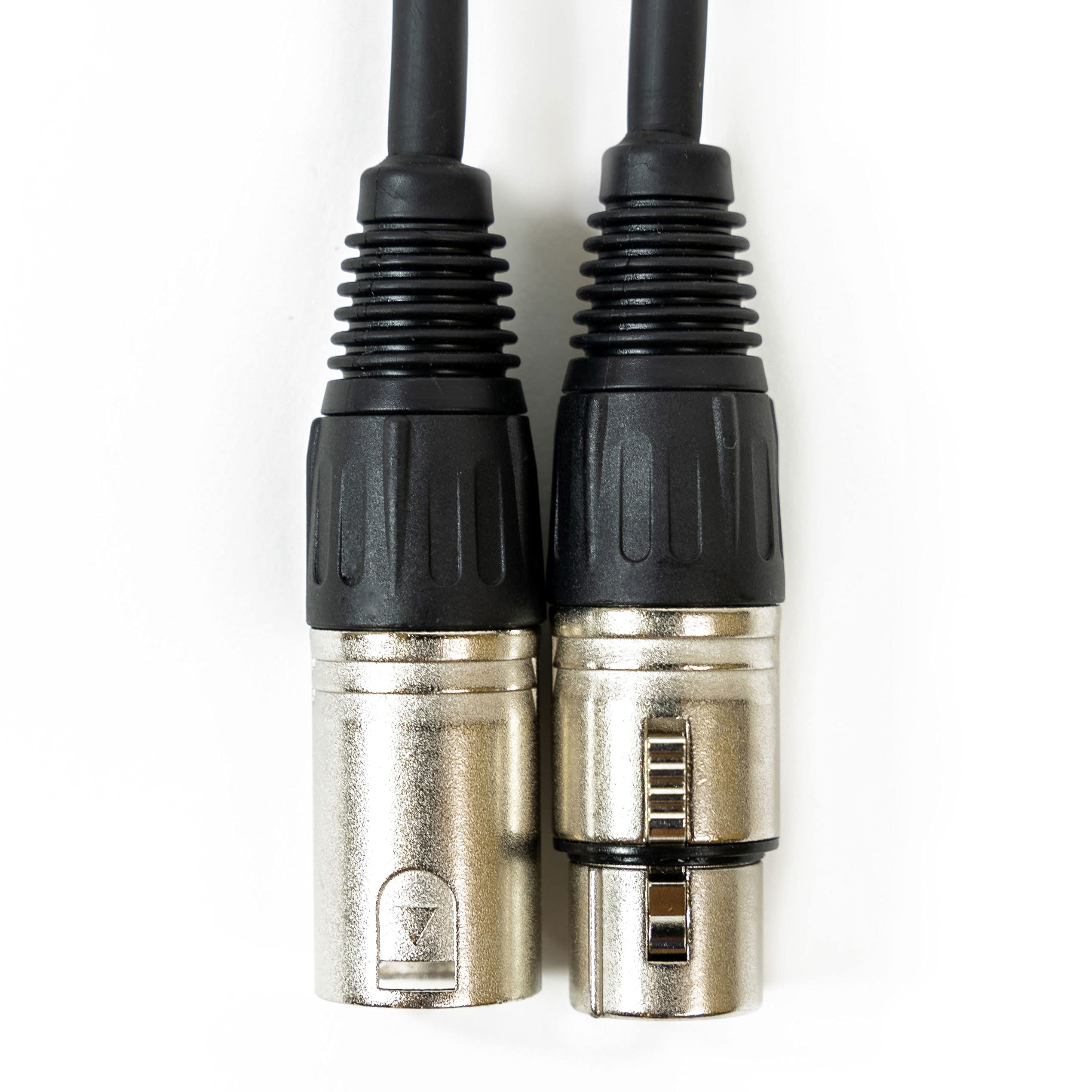 Gearlux Dmx Cable 100Ft 3 Pin Male To Female   4 Pack