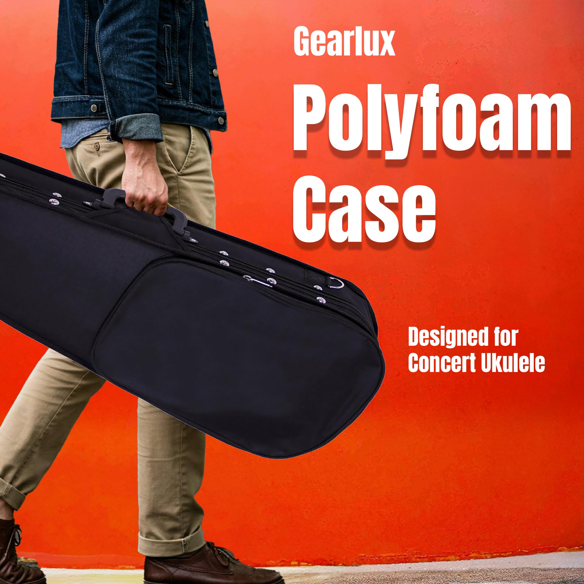 Gearlux Concert Ukulele Case (25' Length)