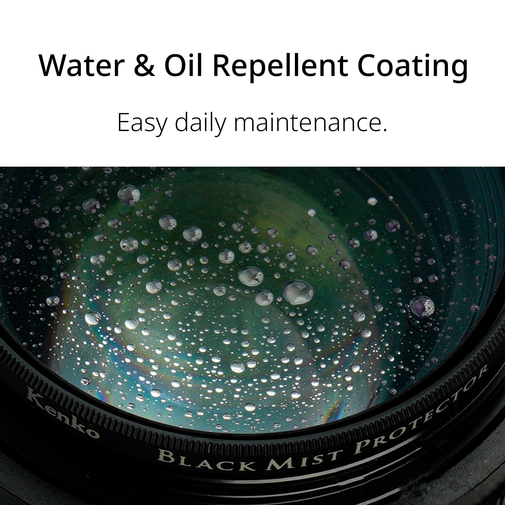 Kenko Lens Protection & Soft Effect Filter Black Mist Protector F58Mm, Multi-Coted, 0.25 Soft Effect, For That Perfect Cinematic