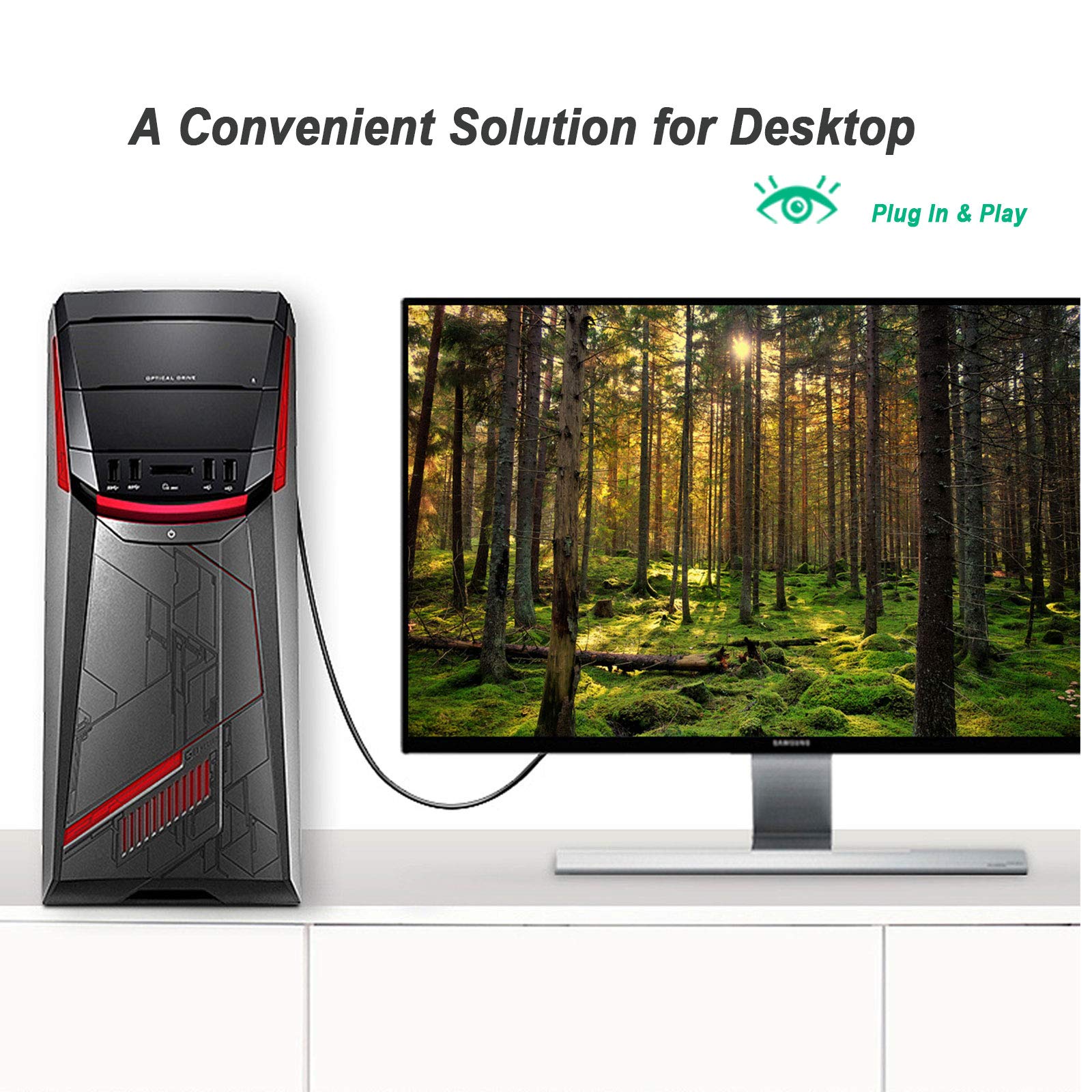 Benfei Vga Extension Cable, Vga Male To Female Cable,Vga To Vga Cable 3 Meter