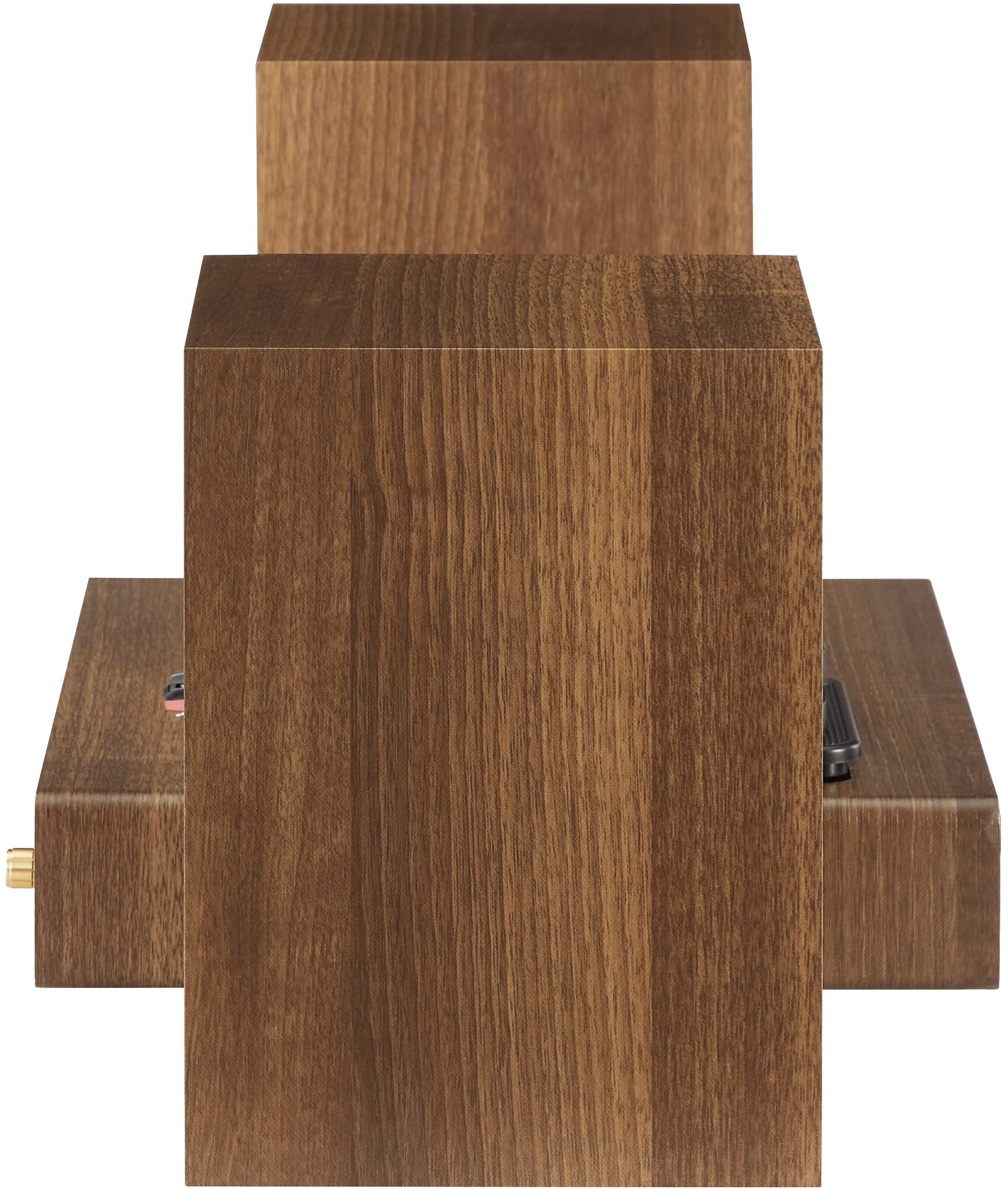 Crosley Cr7019A Wa Alto 3 Speed Turntable Shelf System With Bluetooth, Fm Radio, And Matching Stereo Speakers, Walnut