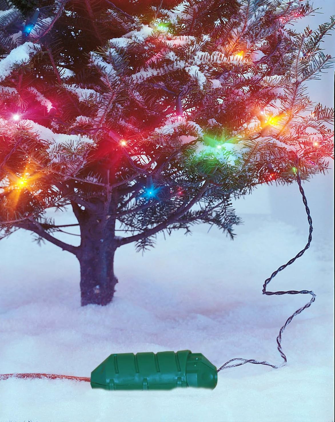 Electriduct Cord Connect Water-Tight Outdoor Lawn Garden Power Extension Housing Cord Lock Protect Holiday Decoration Light Plug