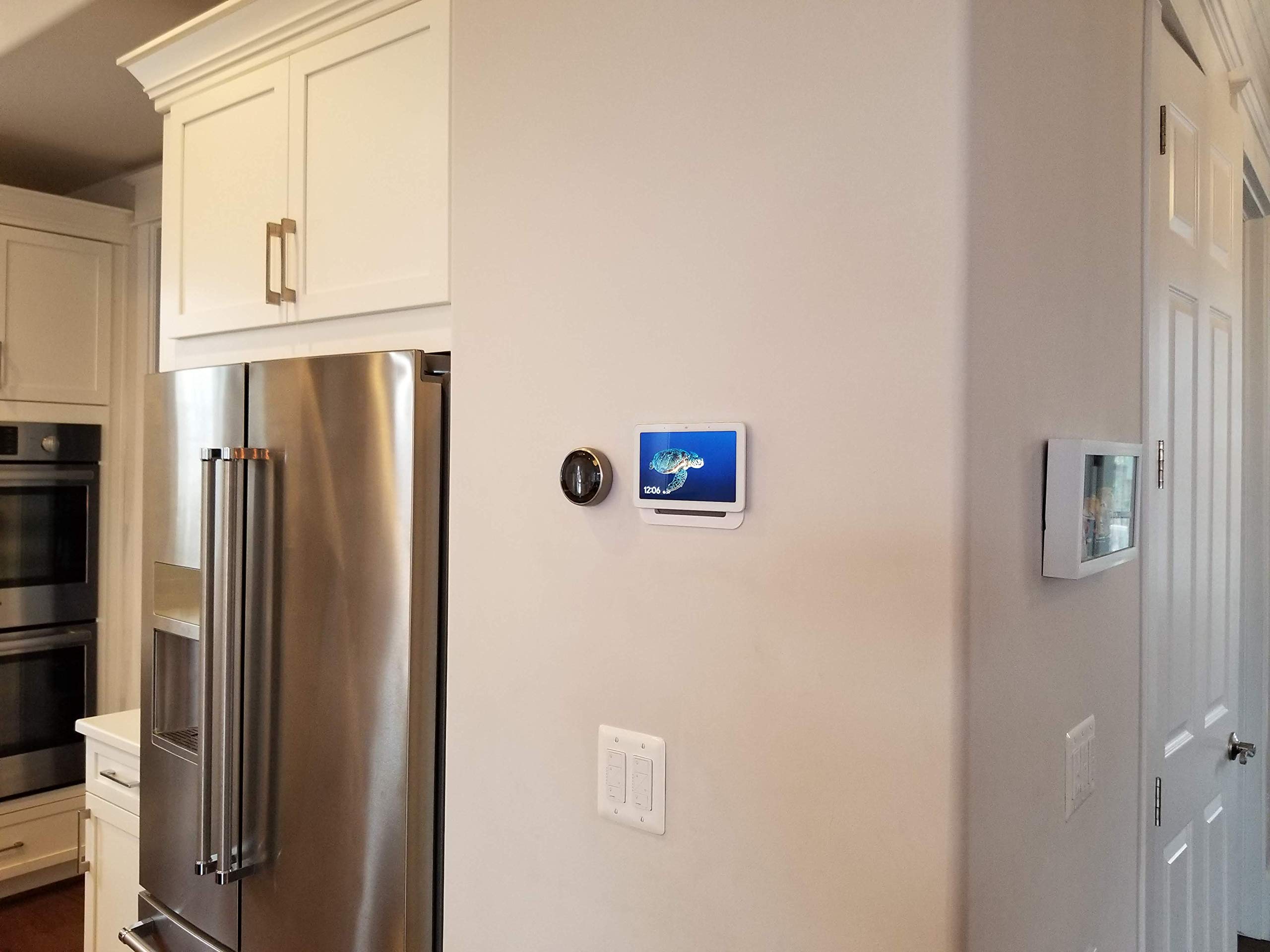 Mount Genie Simple Built In Google Nest Hub Gen 2 Wall Mount [Does Not Fit 2018 Gen 1]: The Perfect Smart Home Command Center | Poe Option Available | Designed In The Usa