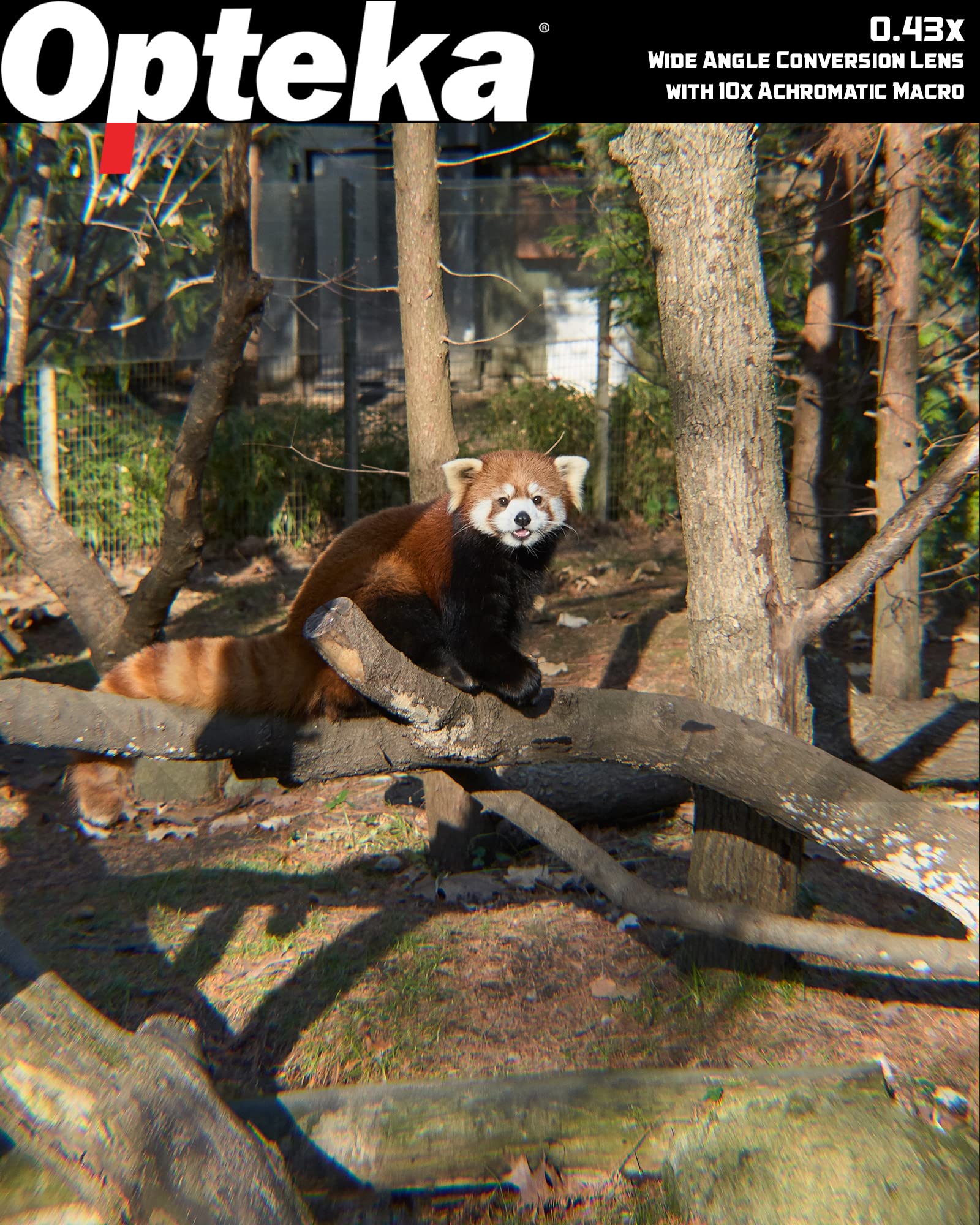 Opteka 0.43X High Definition Auto Focus Wide Angle Lens With Macro Attachment For Canon, Fuji, Nikon, Panasonic, Sony And Sigma