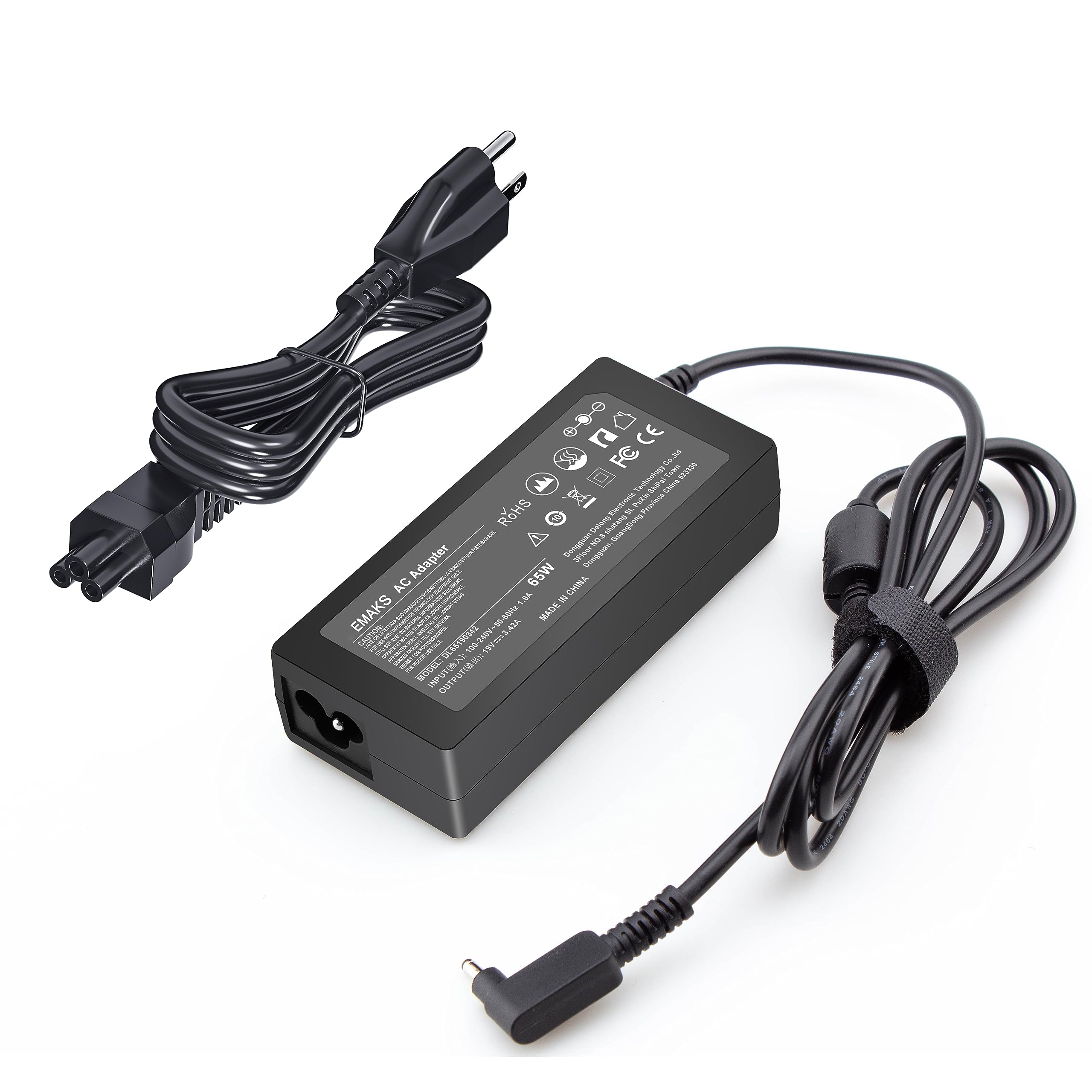 65W Laptop Charger For Acer Aspire 1 3 Go 15 A115 32 A315 24P A315 24Pt A315 58 A315 59 A315 23 A314 23P Ag15 31P:A115 32 C96U A314 23P R3Qa A315 24P R7Vh 24Pt R0Ux 24Pt R90Z A315 58 33Xs 58 350L