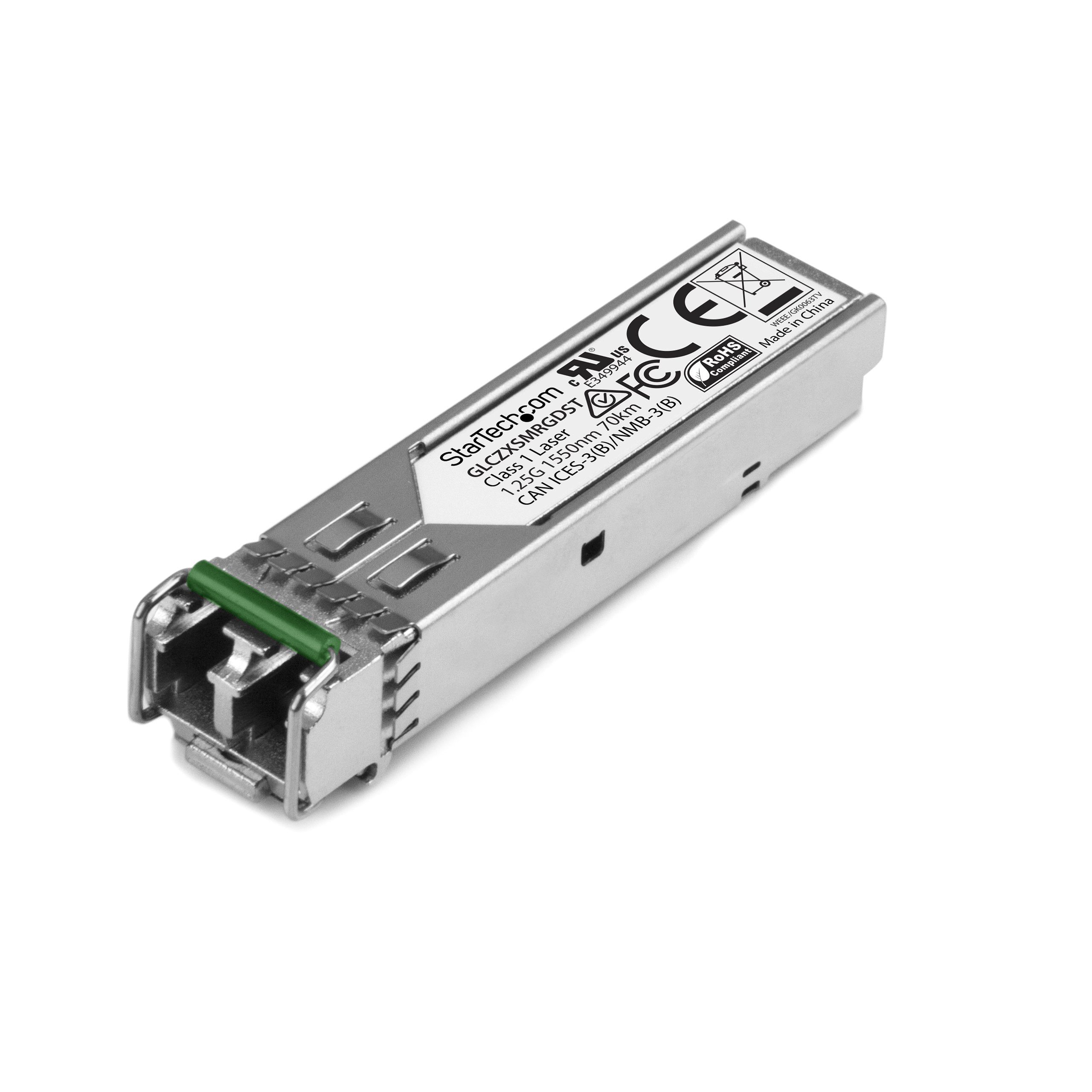 Startech.Com Cisco Glc Zx Sm Rgd Compatible Sfp Module   1000Base Zx   1Gbe Smf Optic Transceiver   Lc 70Km   1550Nm   Ddm Cisco