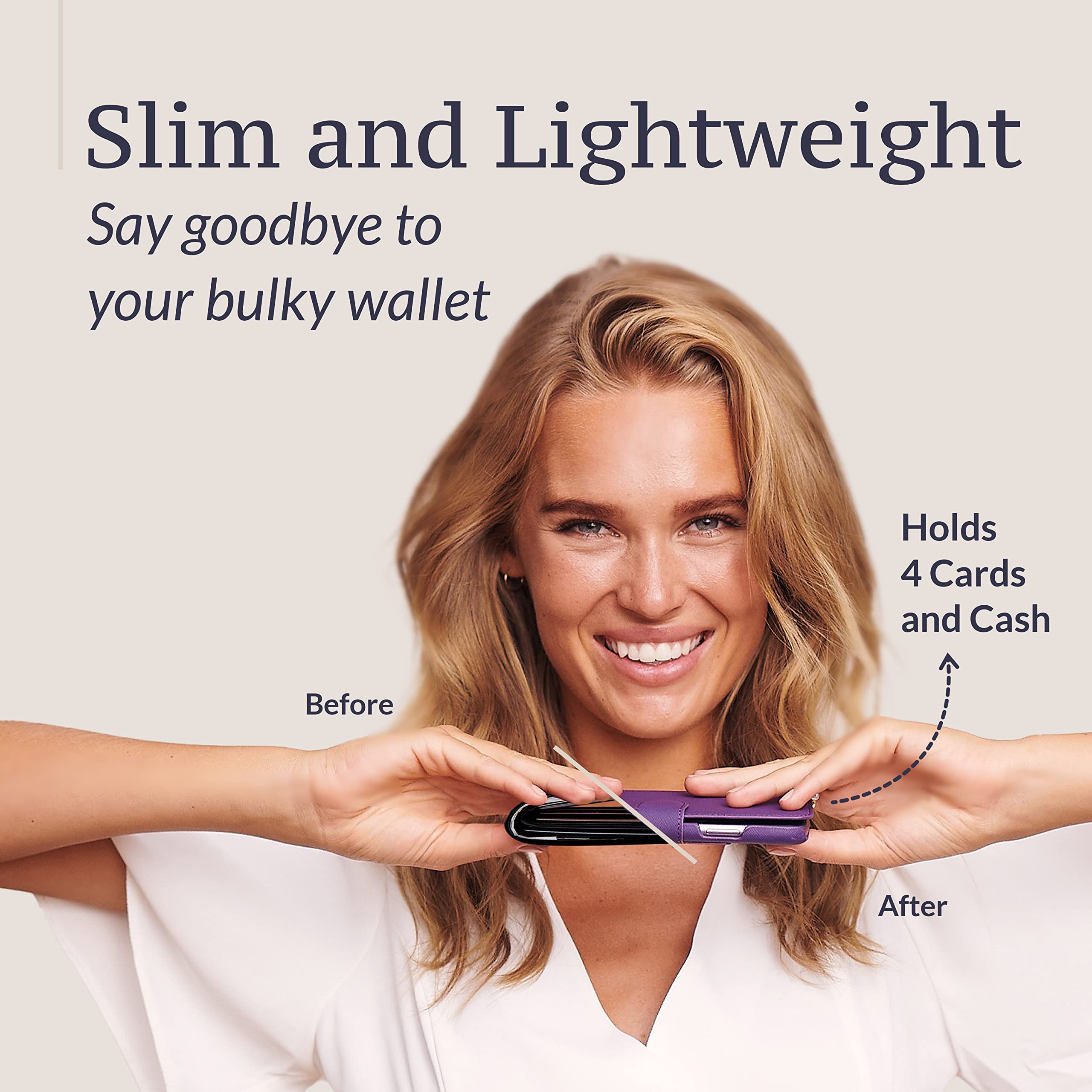 Iphone 16 Pro Wallet Case For Women And Men, Slim & Protective, Credit Card Holder, Shockproof Pu Leather Folio Cover Compatible