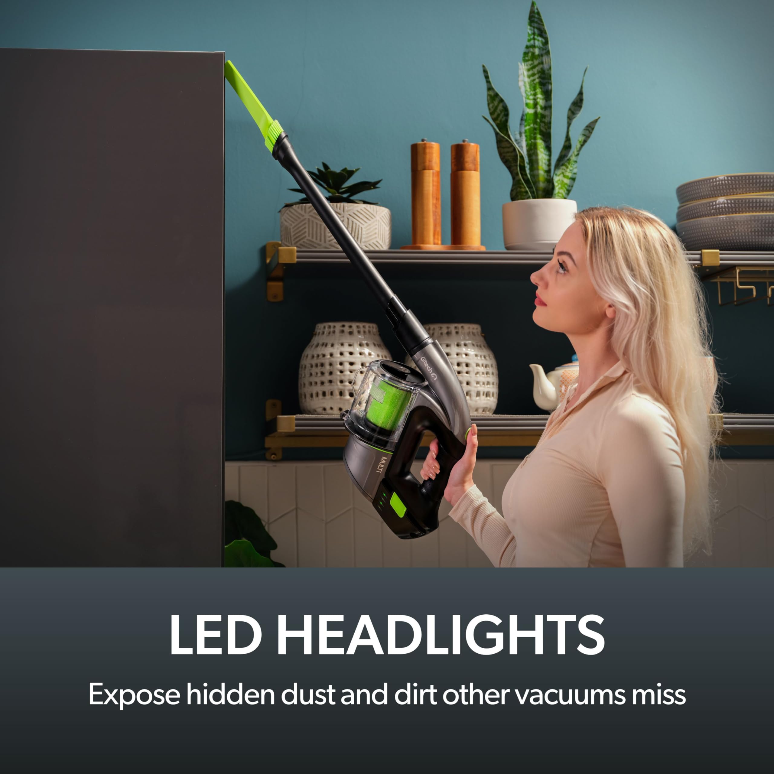 Gtech Multi Mk2 Cordless Handheld Vacuum Cleaner With Powered Brush Bar   Mulitple Attachments   Perfect For Home, Stairs, Cars,