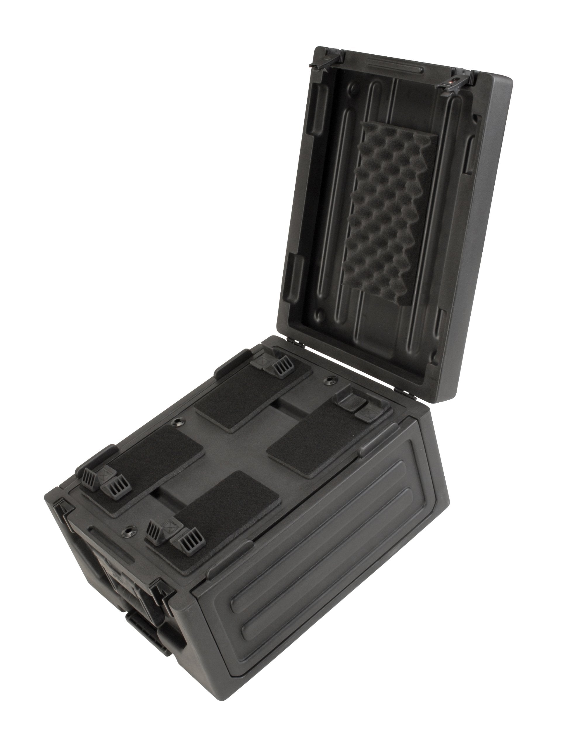 Skb Cases 1Skb19 Rsf4U Roto Molded 4U Studio Flyer Rack Case, Rack Space For Recording Gear, 21.5'' X 15.5'' Surface For Laptops