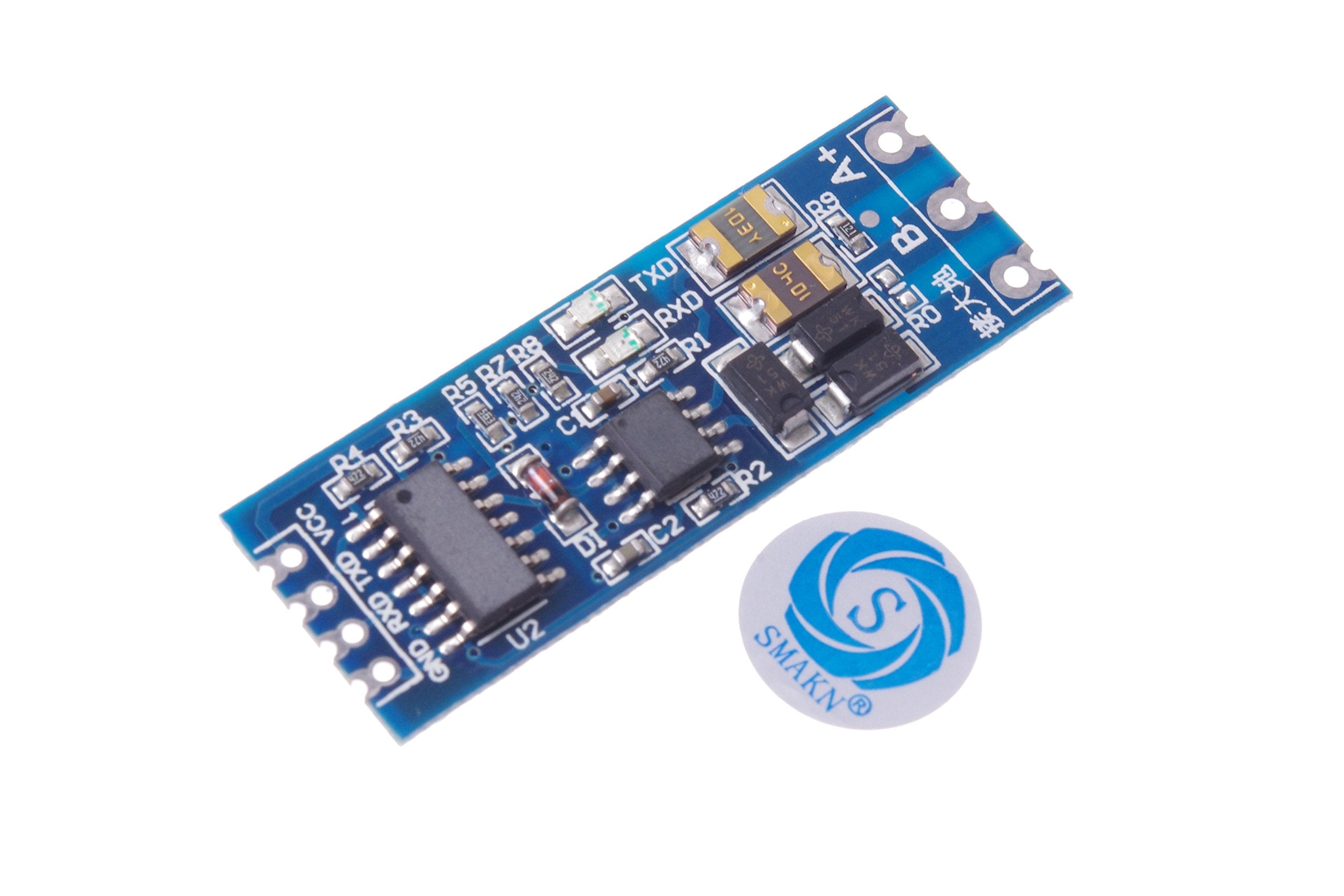 SMAKN SCM TTL to RS485 Adapter 485 to Serial Port UART Level Converter Module 3.3V 5V