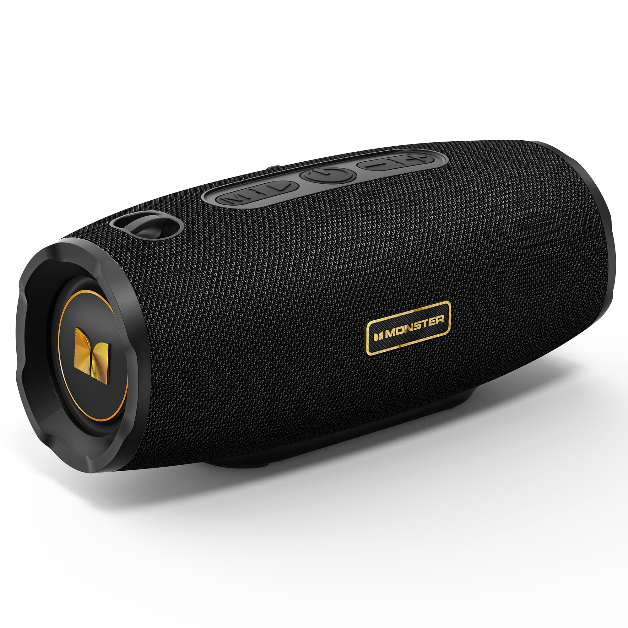 Monster S380 Bluetooth Speaker, Portable Speaker with 40W Stereo Sound, Bluetooth 6.0, IPX6 Waterproof, 20H Playtime, Support AU