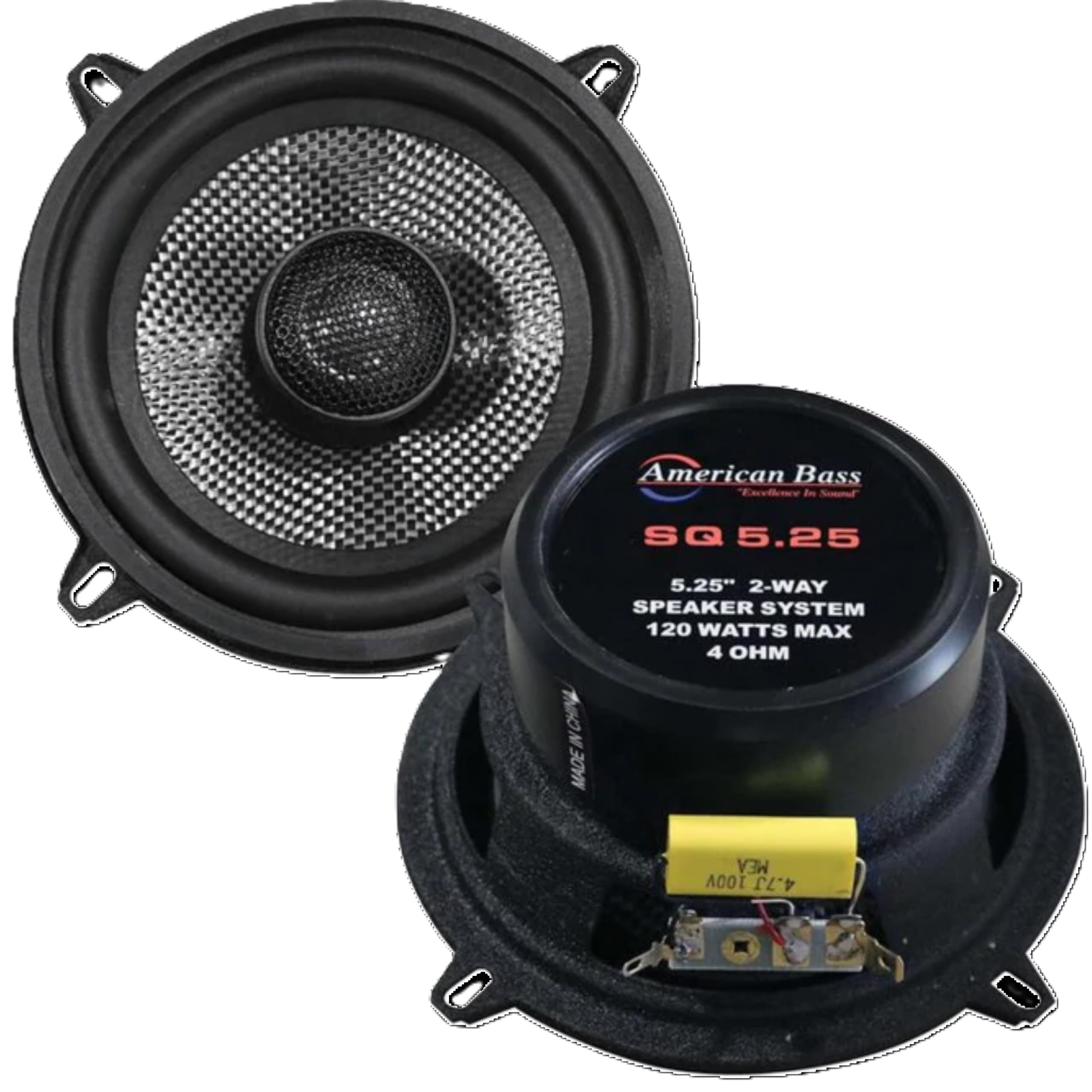 American Bass Usa Sq 5.25 Midrange Speaker