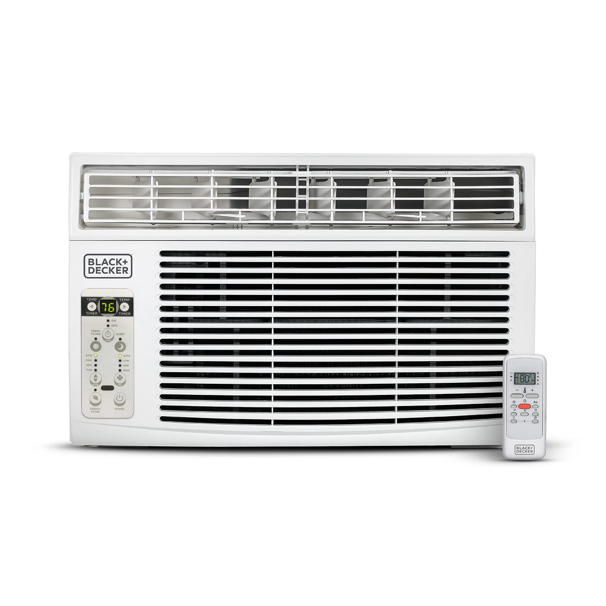 Black+Decker Bd12Wt6 Window Air Conditioner With Remote Control ,12000 Btu, Cools Up To 550 Square Feet, Energy Efficient, White