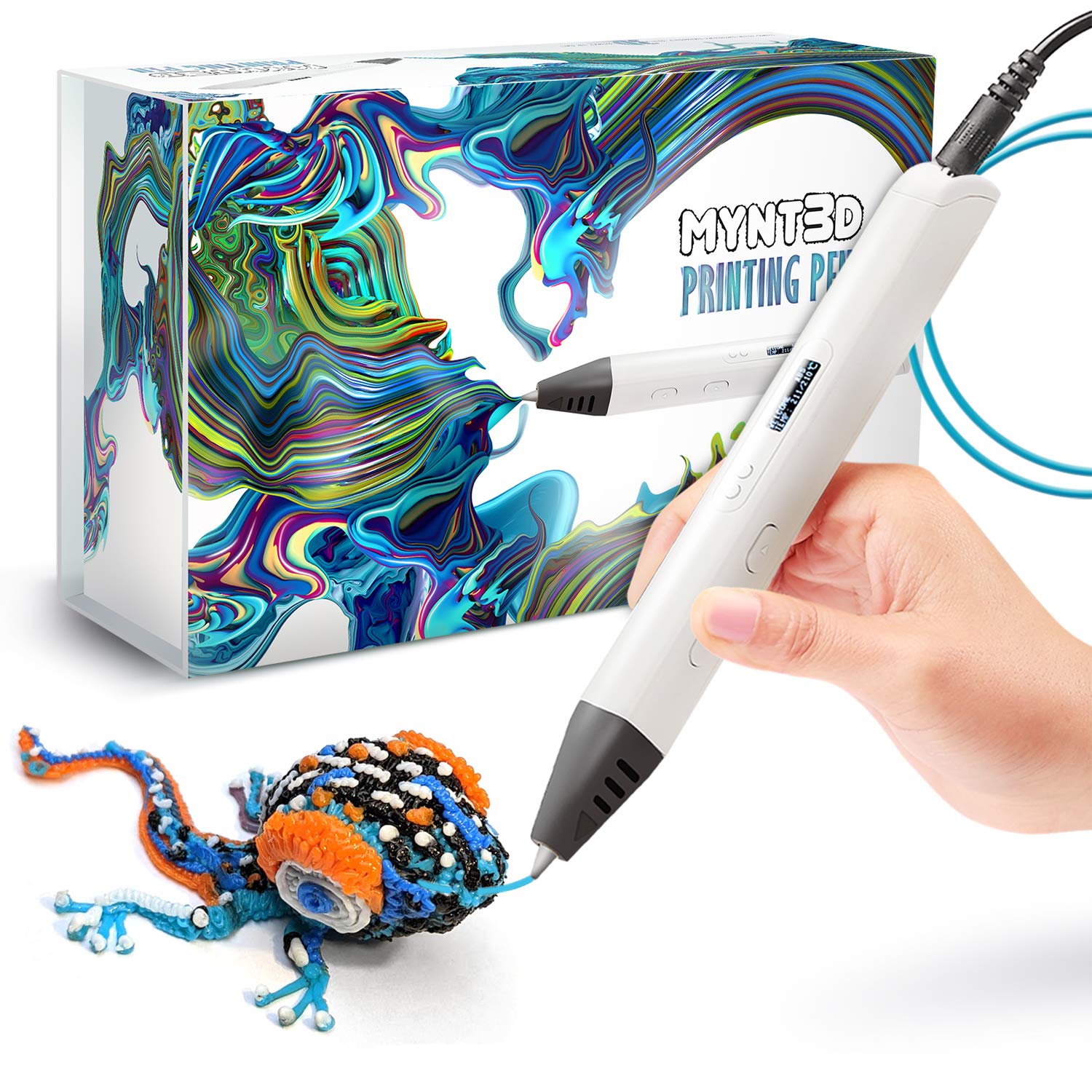 Mynt3D Professional Printing 3D Pen With Oled Display