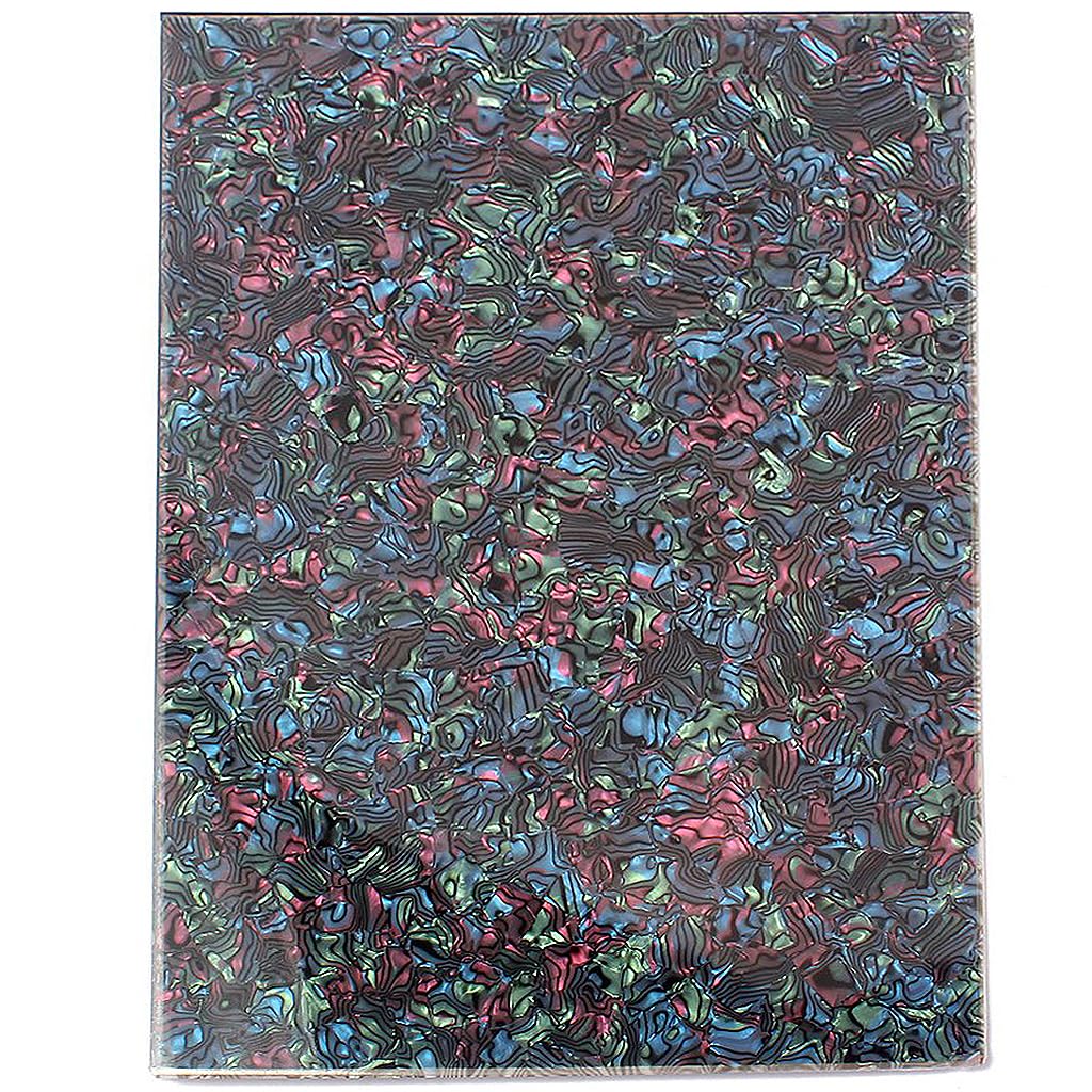 Hsyok Guitar Pickguard, Colored Blank Pearl Pick guards Material 3 Ply 11.6x17 Inch,Electric/Acoustic Pick-guard Sheet Pearl