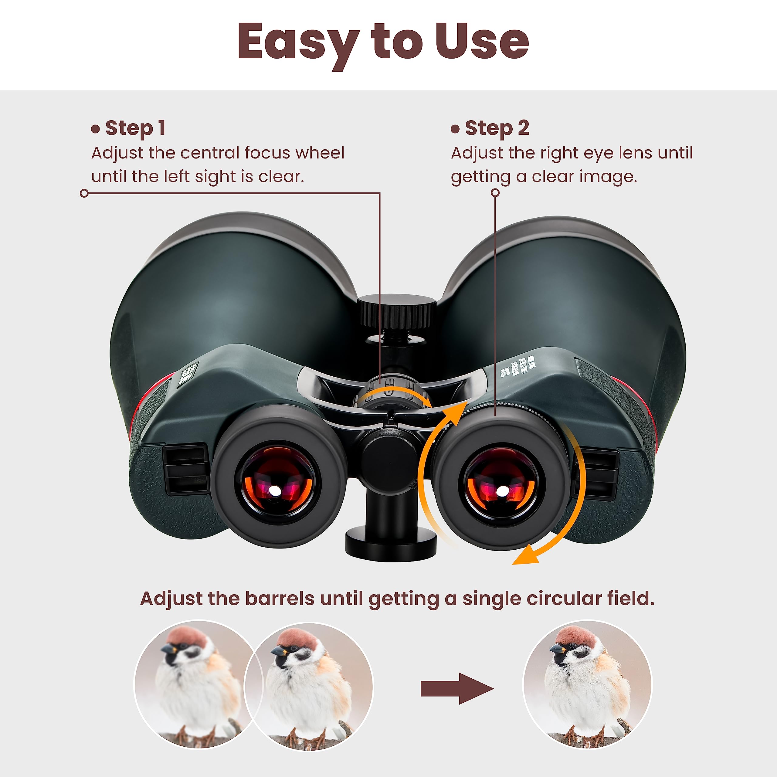 Esslnb Astronomy Binoculars, 20X80 Binoculars For Adults, Outdoor Waterproof Binoculars For Bird Watching Travel Stargazing With