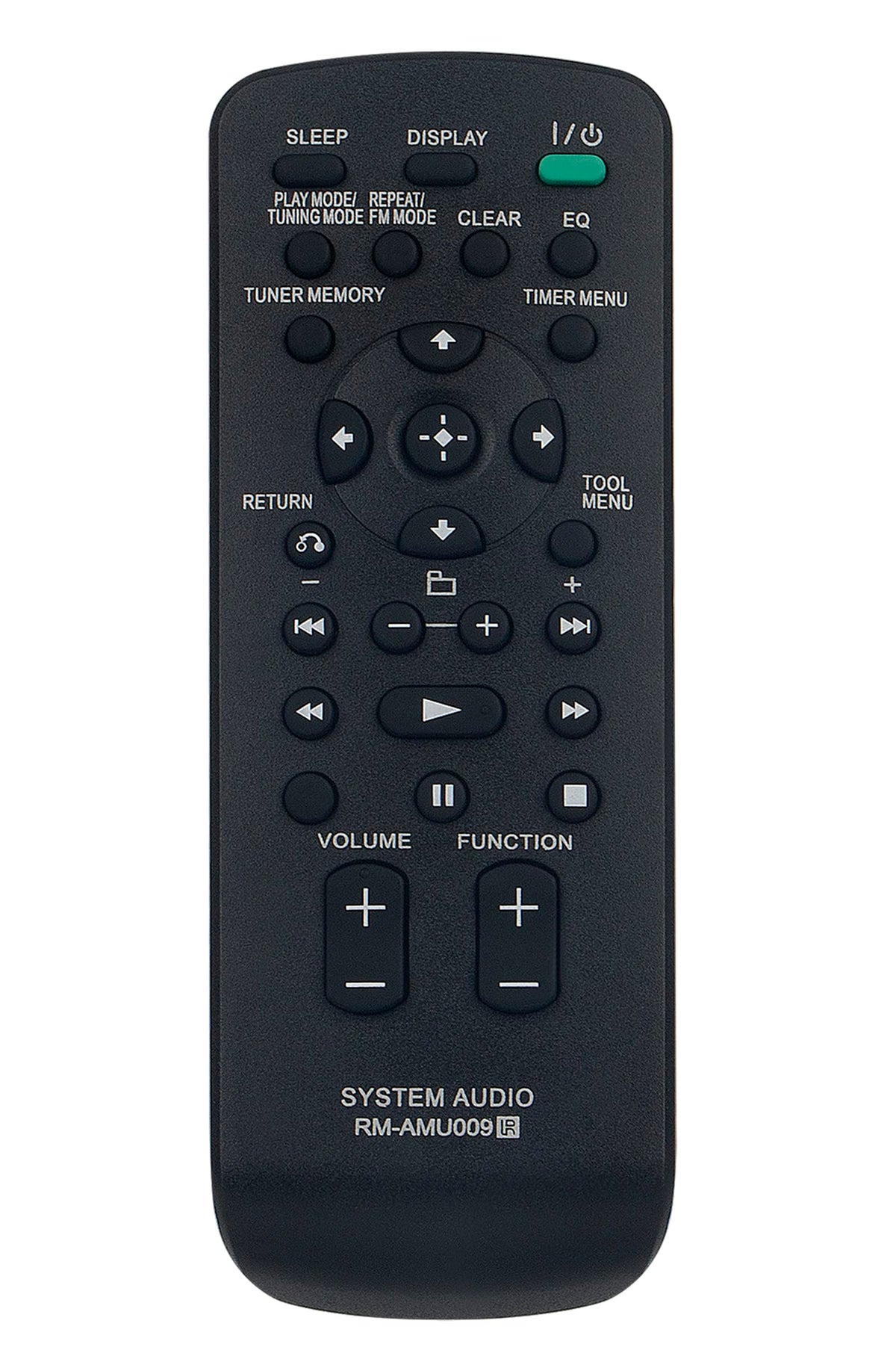 RM-AMU009 Replaced Remote fit for Sony Audio System CMT-HX80R SS-CHX50 HCD-HX80R CMT-BX20i SS-CBX20 HCD-BX20i CMT-FX300I SS-CFX200 HCD-FX300i MHC-EC909iP SS-WG909iP HCD-EC909iP SS-EC709iP HCD-EC98P