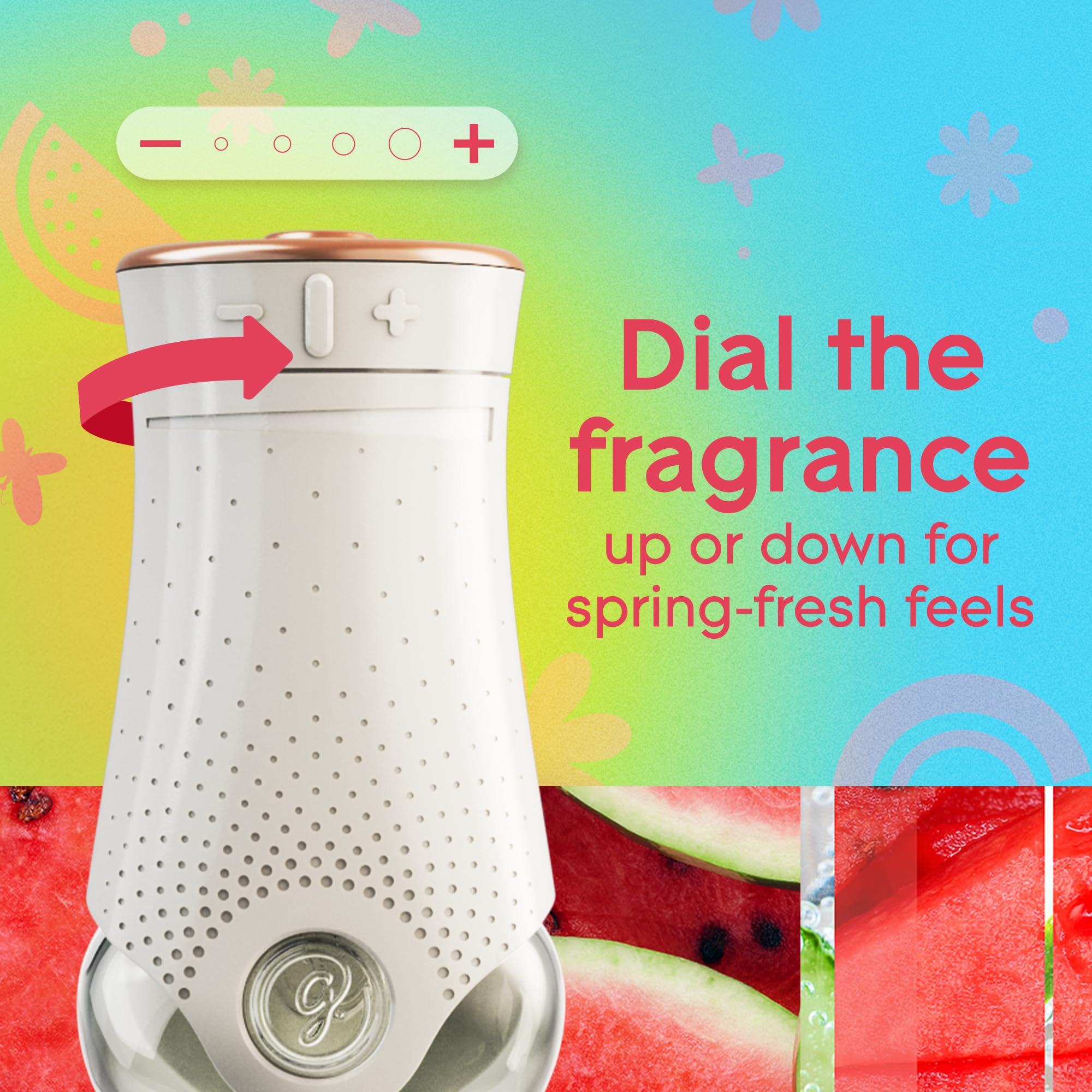 Glade Plugins Refills Air Freshener, Wonder Melon, Scented And Essential Oils For Home And Bathroom, 0.67 Fl Oz, 2 Count