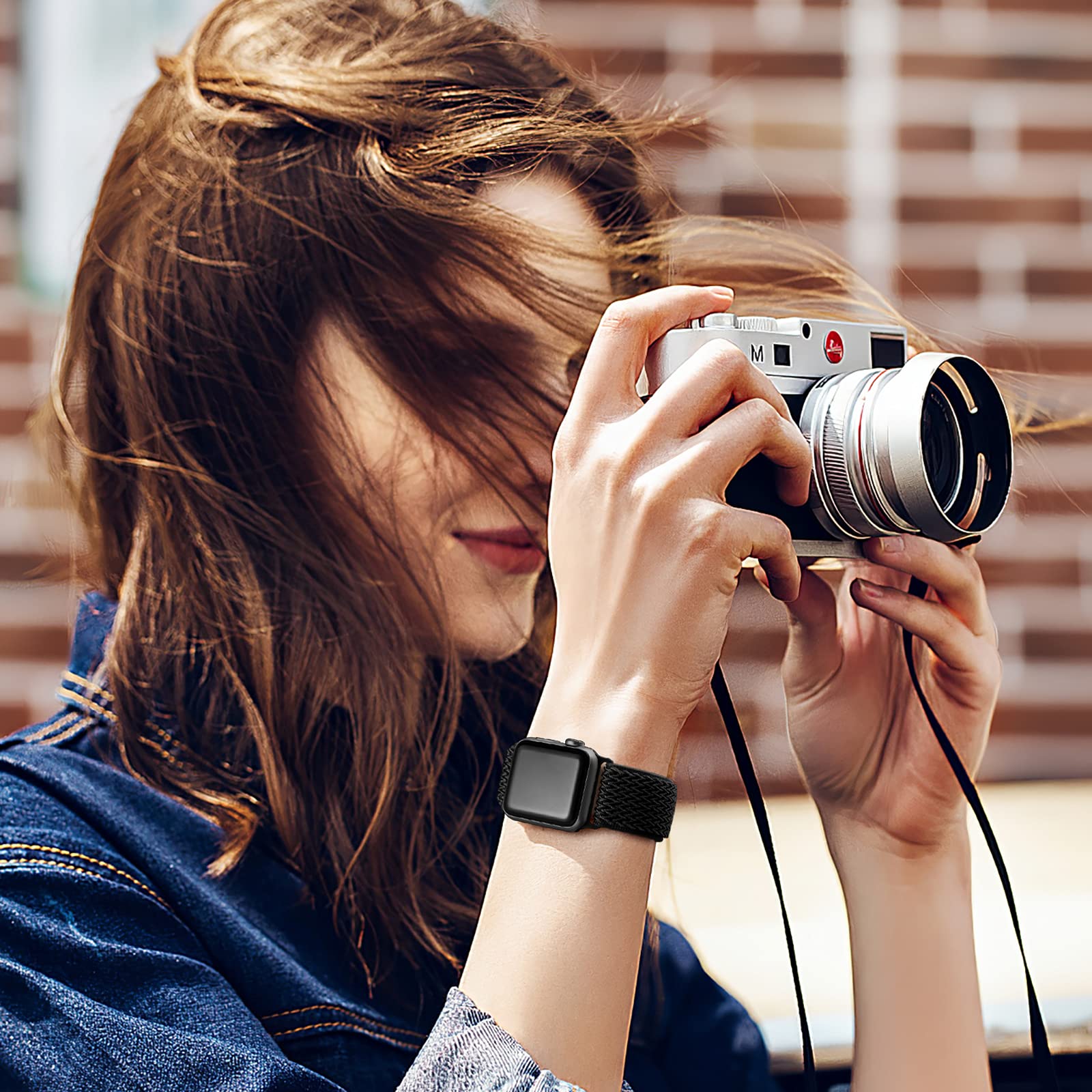 Lerobo Elastic Bands Compatible With Apple Watch 44Mm 45Mm 42Mm 49Mm 41Mm 40Mm 38Mm For Women Men,Stretchy Solo Loop Soft Nylon Adjustable Solo Loop Sport Bands For Iwatch Se Series 8 7 6 5 4 3 2 1