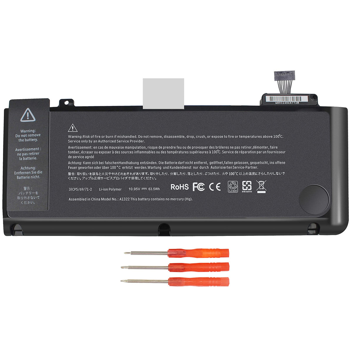 Ftenlyen A1322 A1278 Battery Replacement   A1322 Battery For Macbook Pro 13 Inch Mid 2012 2010 2009 Early 2011 Late 2011 Version
