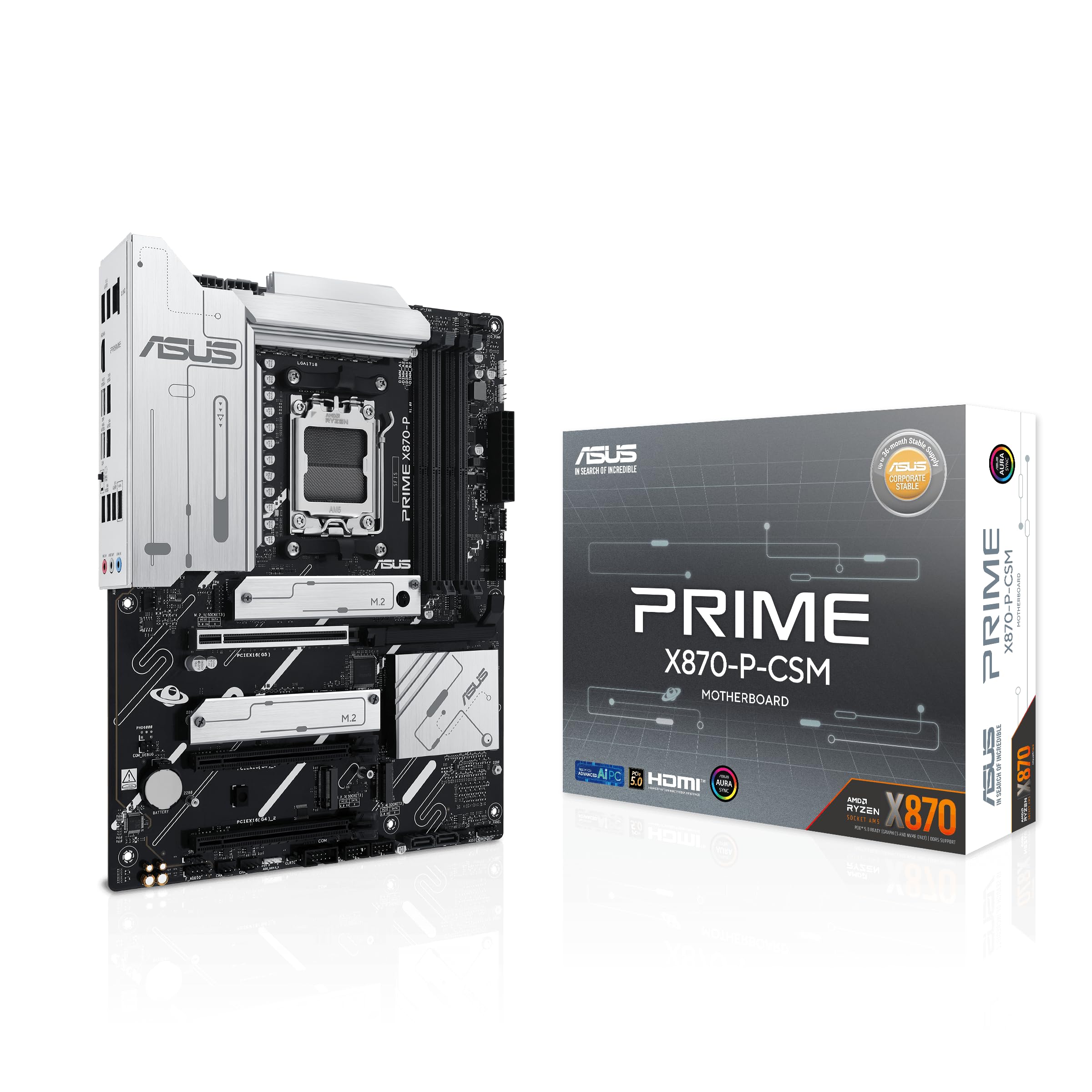 ASUS MB PRIME X870PCSM X870 AM5 max.256GB DDR5 ATX Retail
