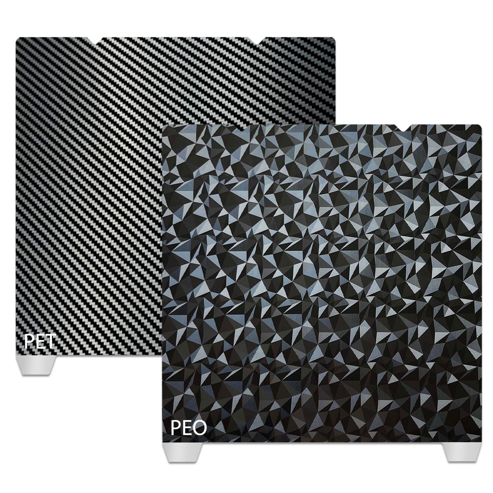 Wefuit 3D Printer Smooth PEO +Smooth PET Build Plate Kit, Flexible Spring Steel Platform for K1 Max 310 X315mm,(Without Magnetic