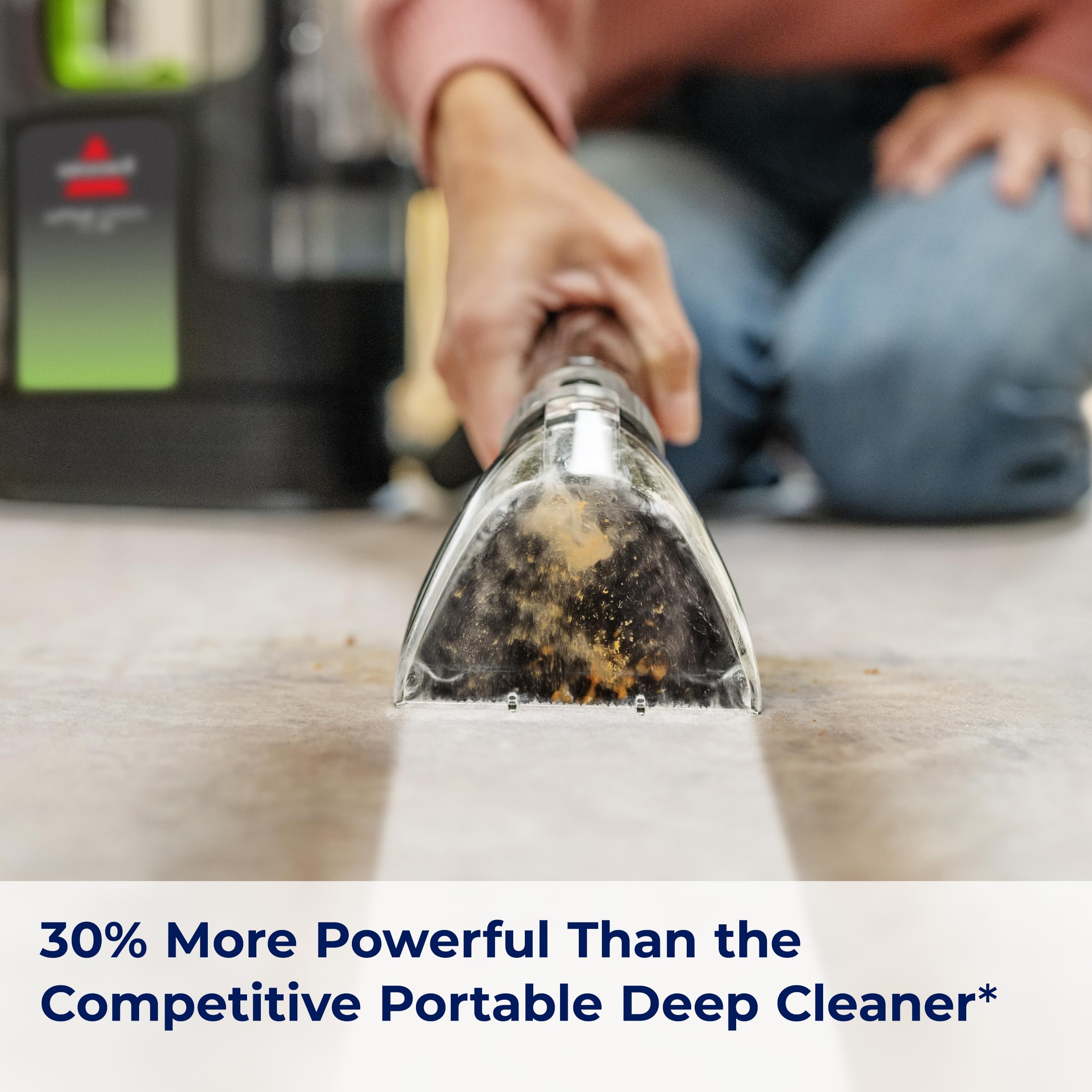 Bissell Little Green Max Pet Portable Carpet And Upholstery Deep Cleaner, Car/Auto Detailer, With Self Cleaning Tough Stain Tool