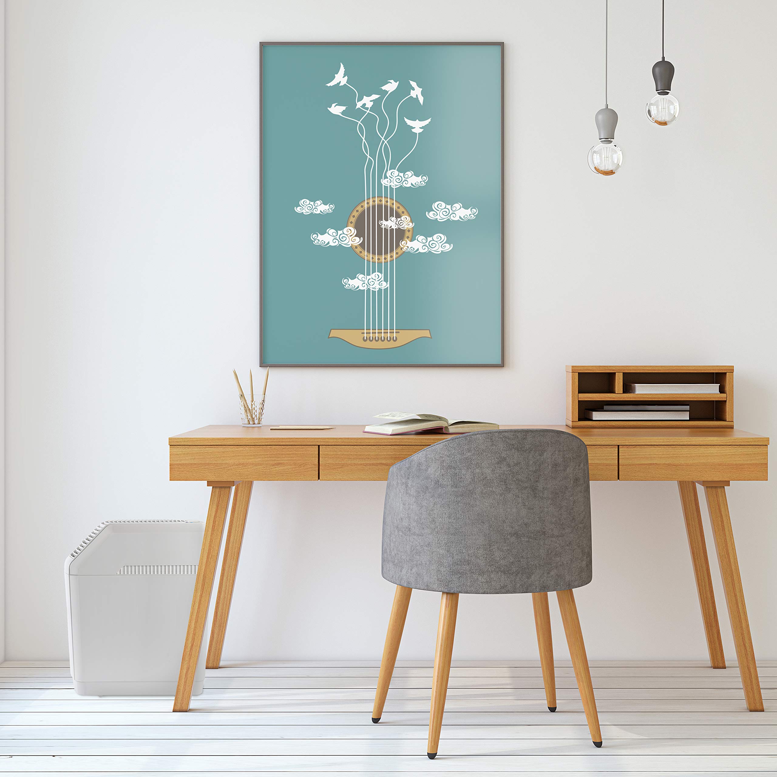 Aircare Space Saver Large Evaporative Whole House Commercial 6 Gallon Humidifier For Large Rooms 2,700 Sq Ft. With Digital Contr